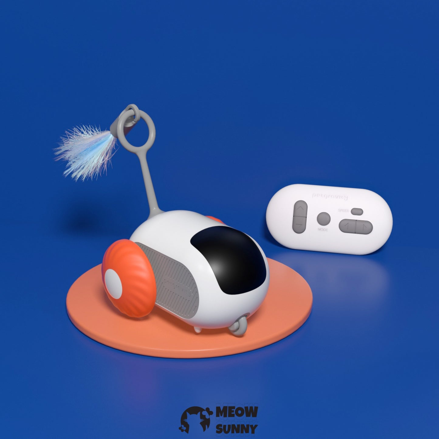 Smart remote control mini car cat toy