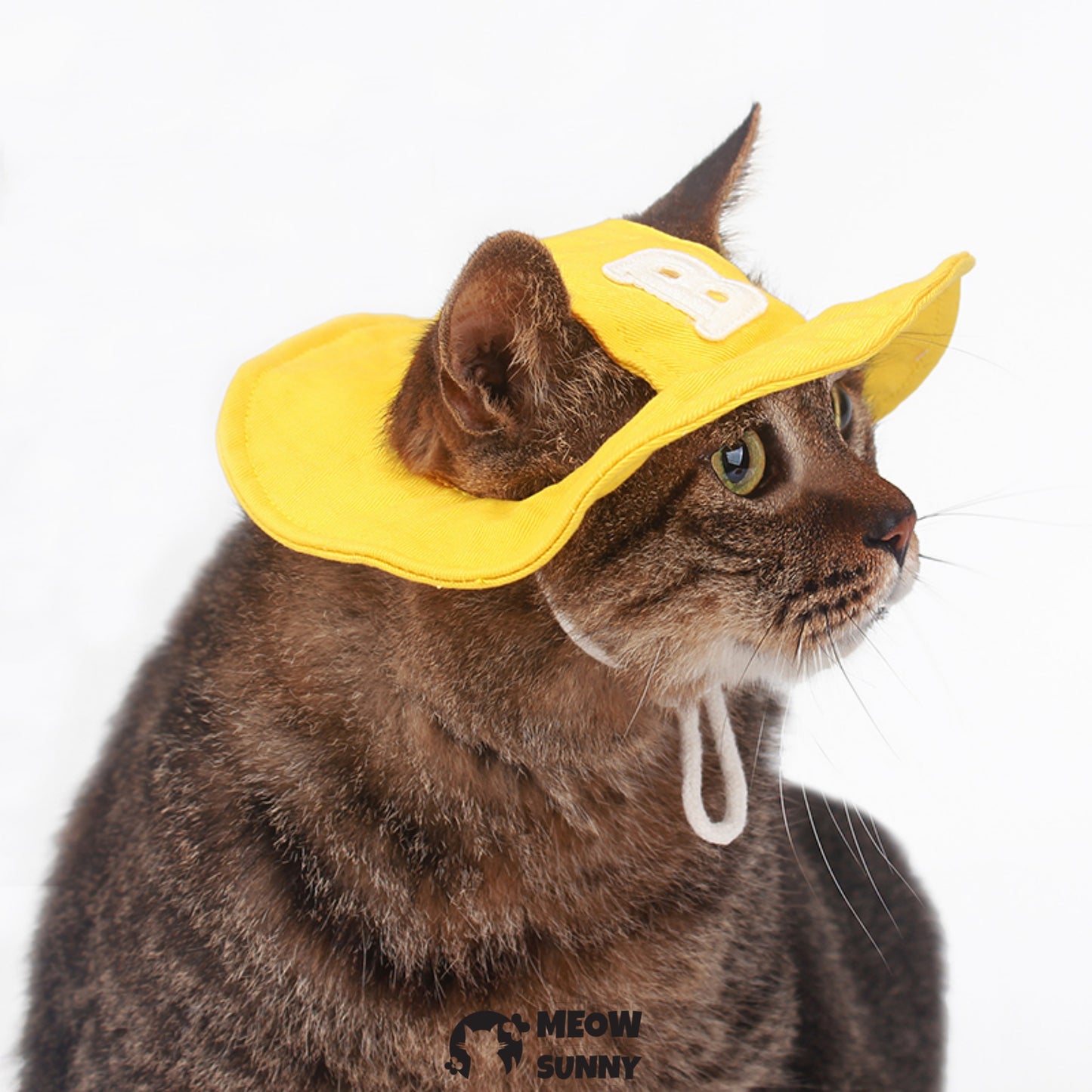 Simple UPF 50+ Alphabet B Cat and Dog Hat