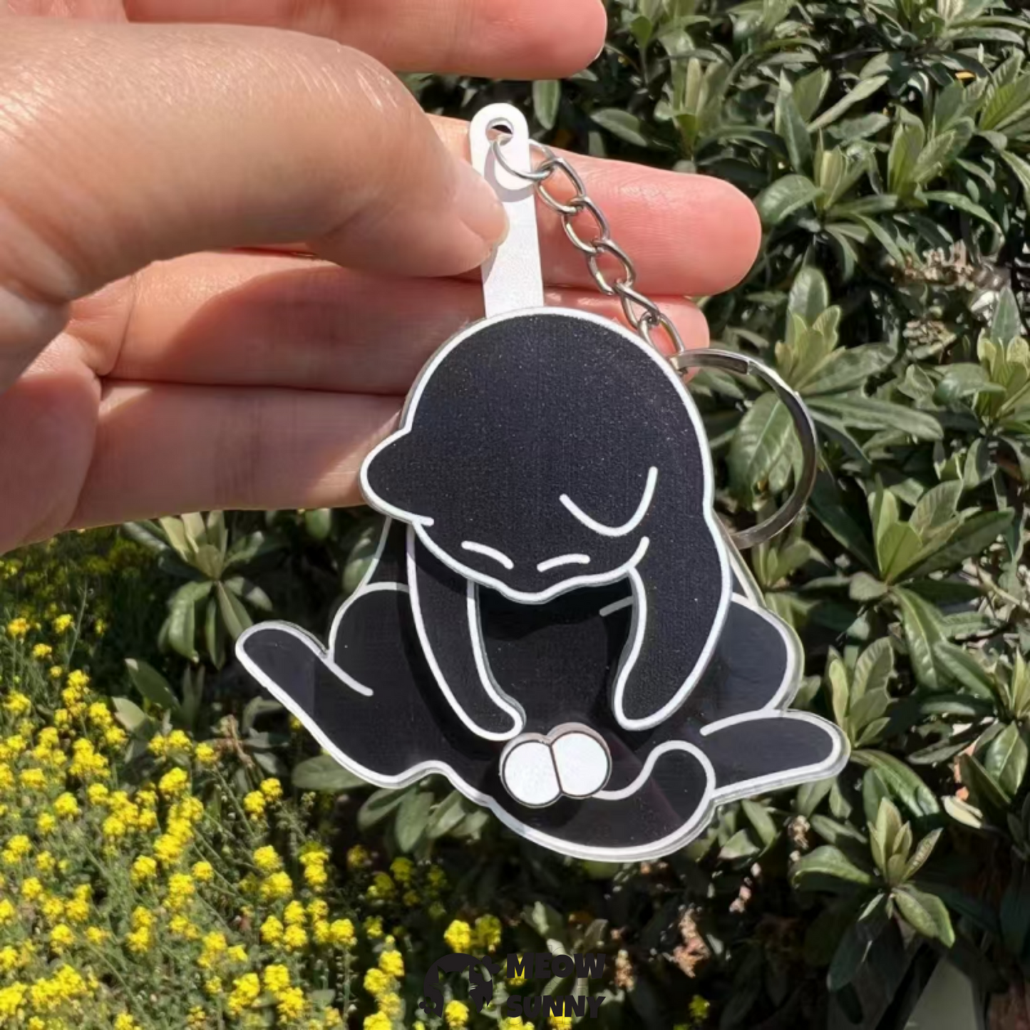 Funny Cat Keychain