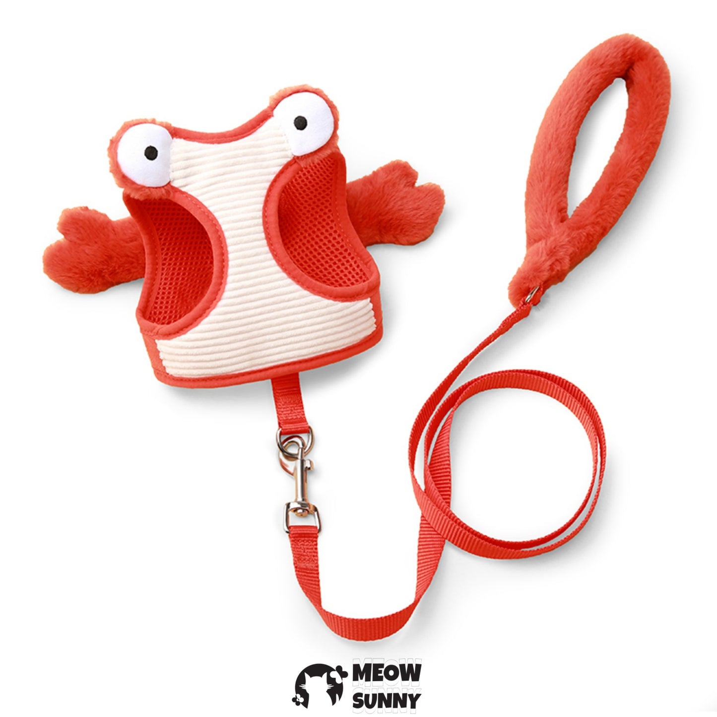 Crab shape Cat&dog Harness/Bungee Leash