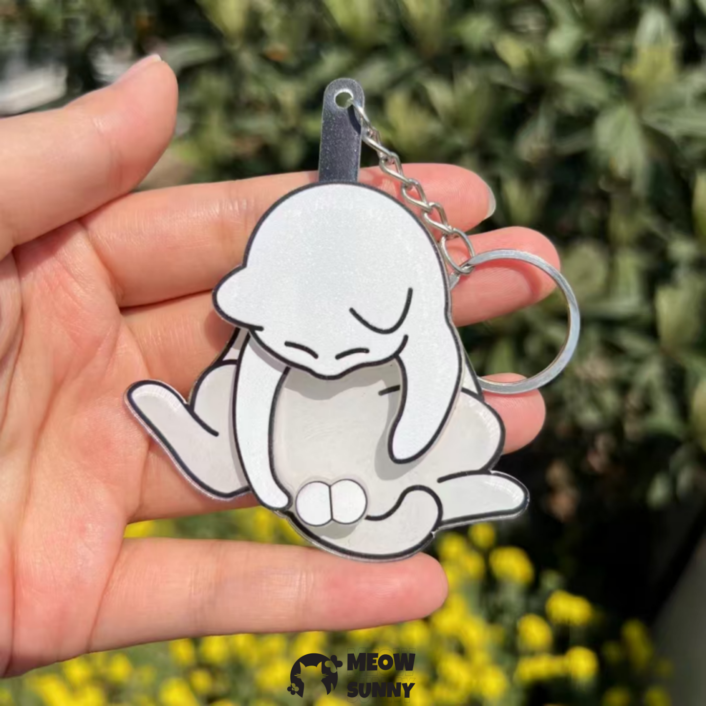 Funny Cat Keychain