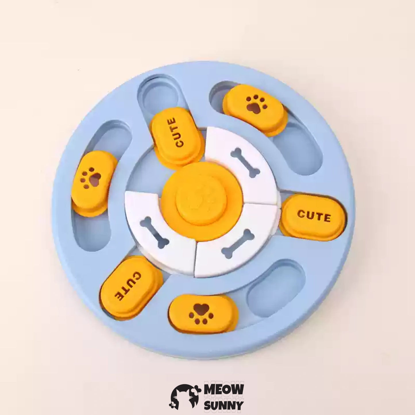 3-in-1 Interactive Puzzle Dog Toy, Level 2