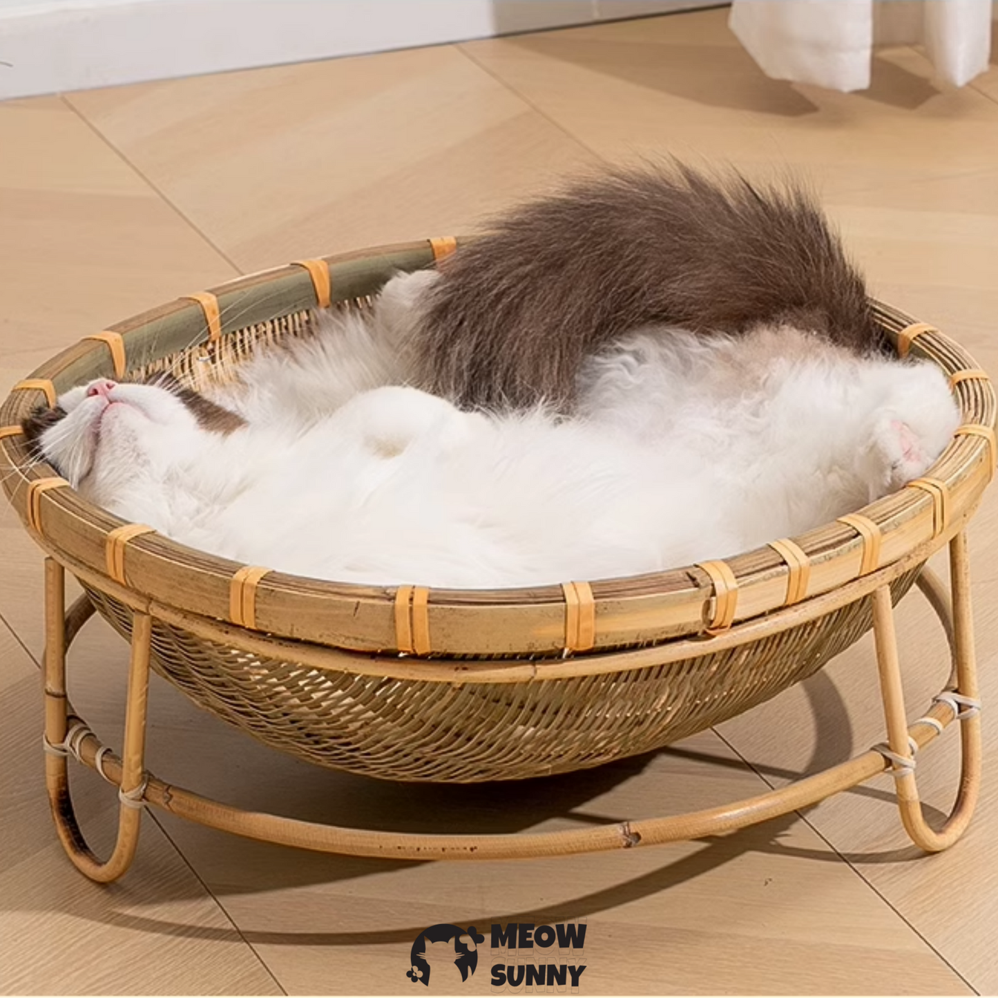 Rattan Pets Leo Bolster Dog & Cat Bed