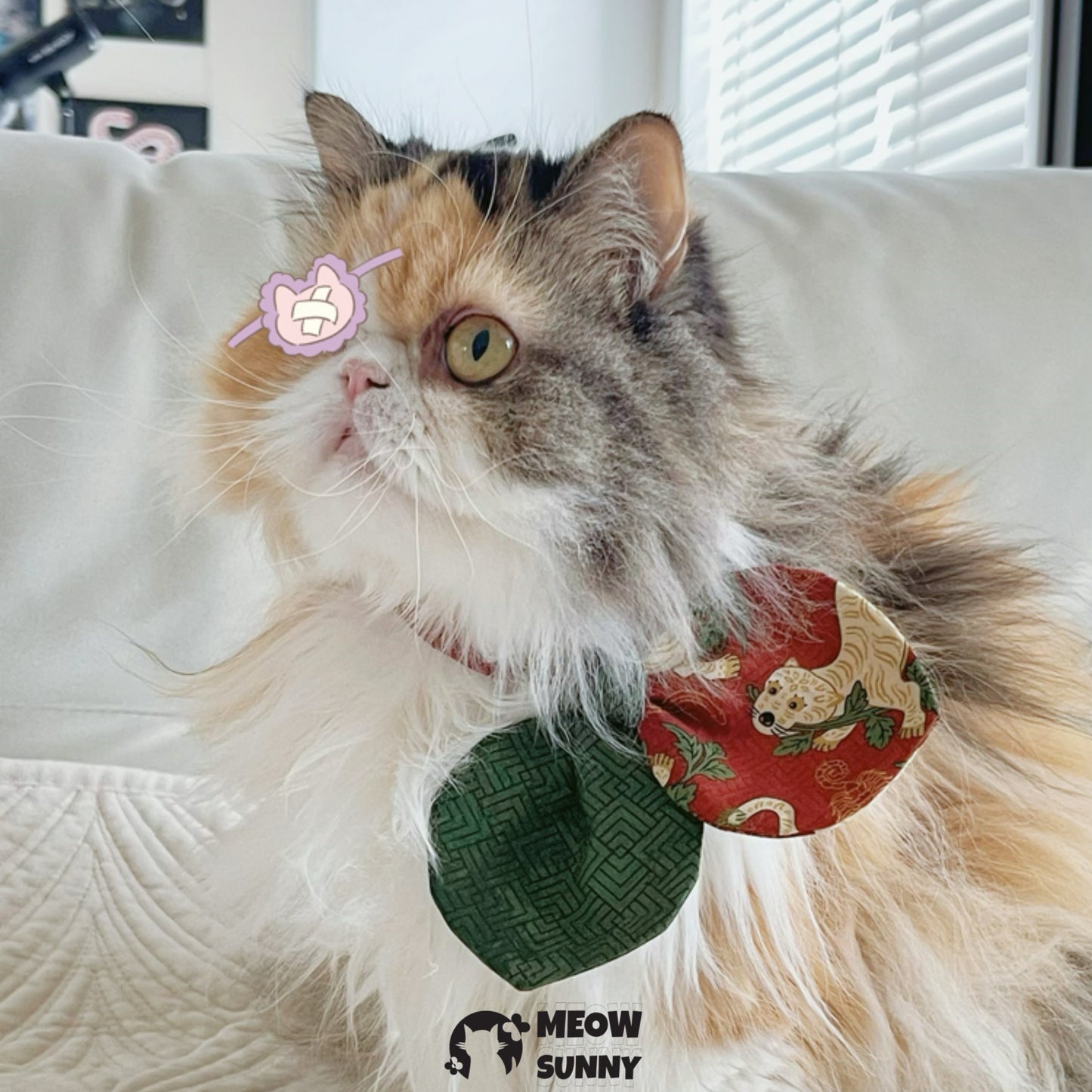 Cute Bowknot Cat & Dog Collar ,Lengthened Customization