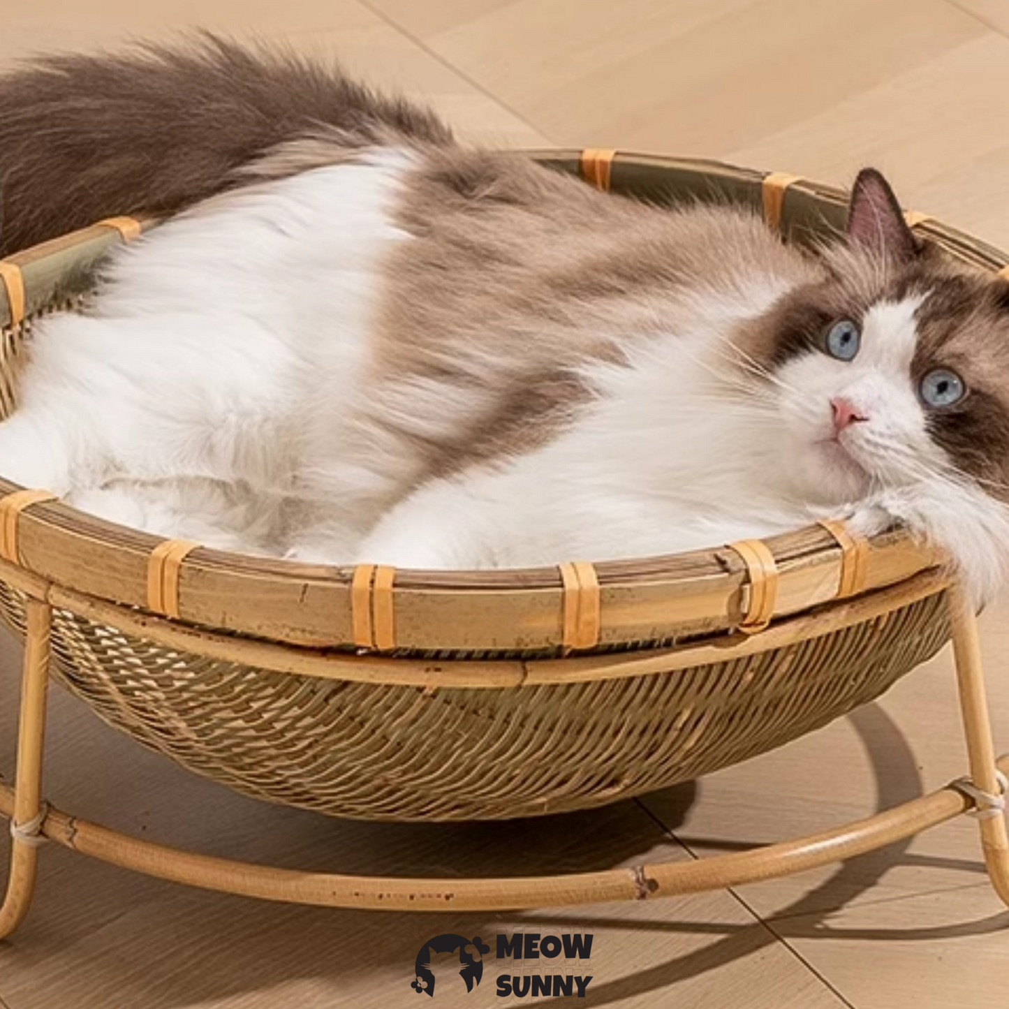 Rattan Pets Leo Bolster Dog & Cat Bed