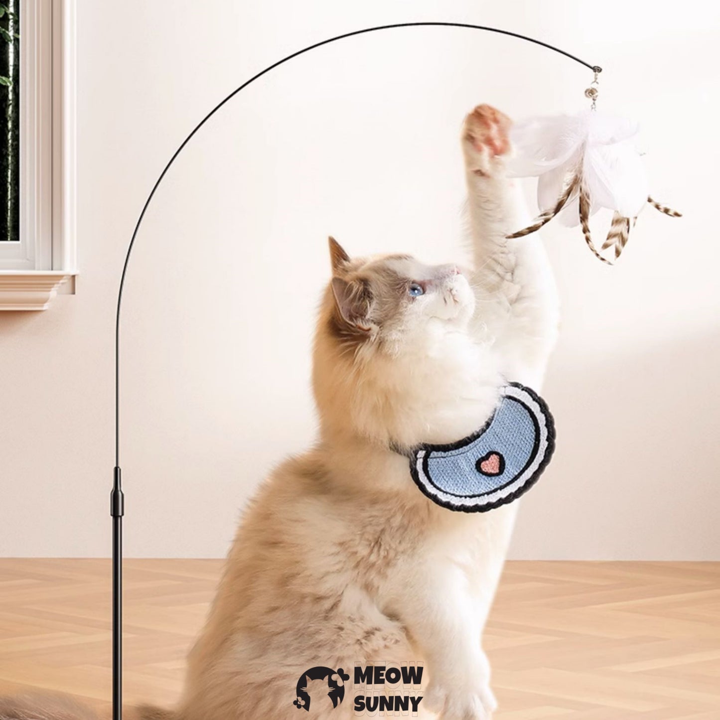 Interactive Cat Toys Natural Bird Feather