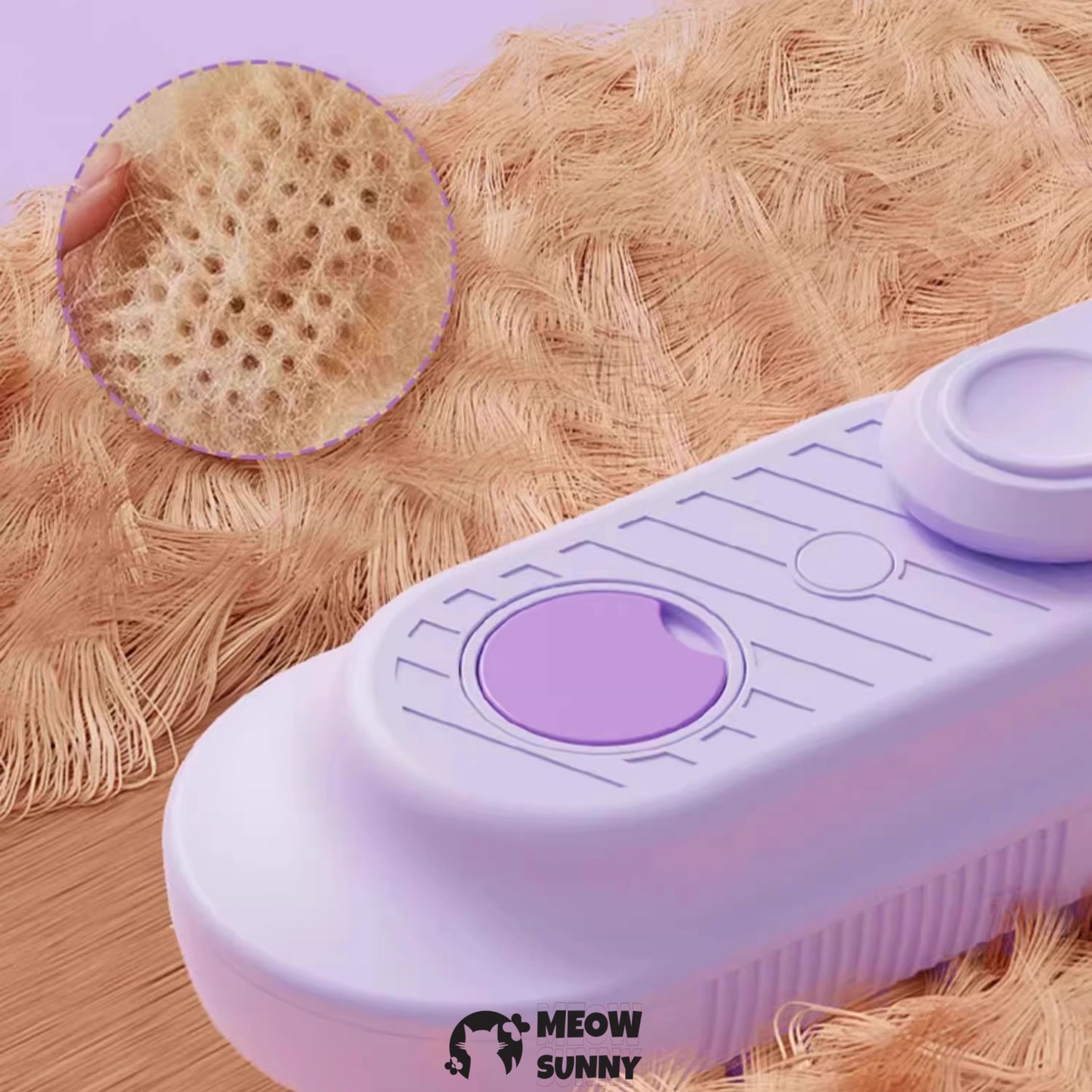Cat Steam Brush for Cats and Dogs, Anti-Static