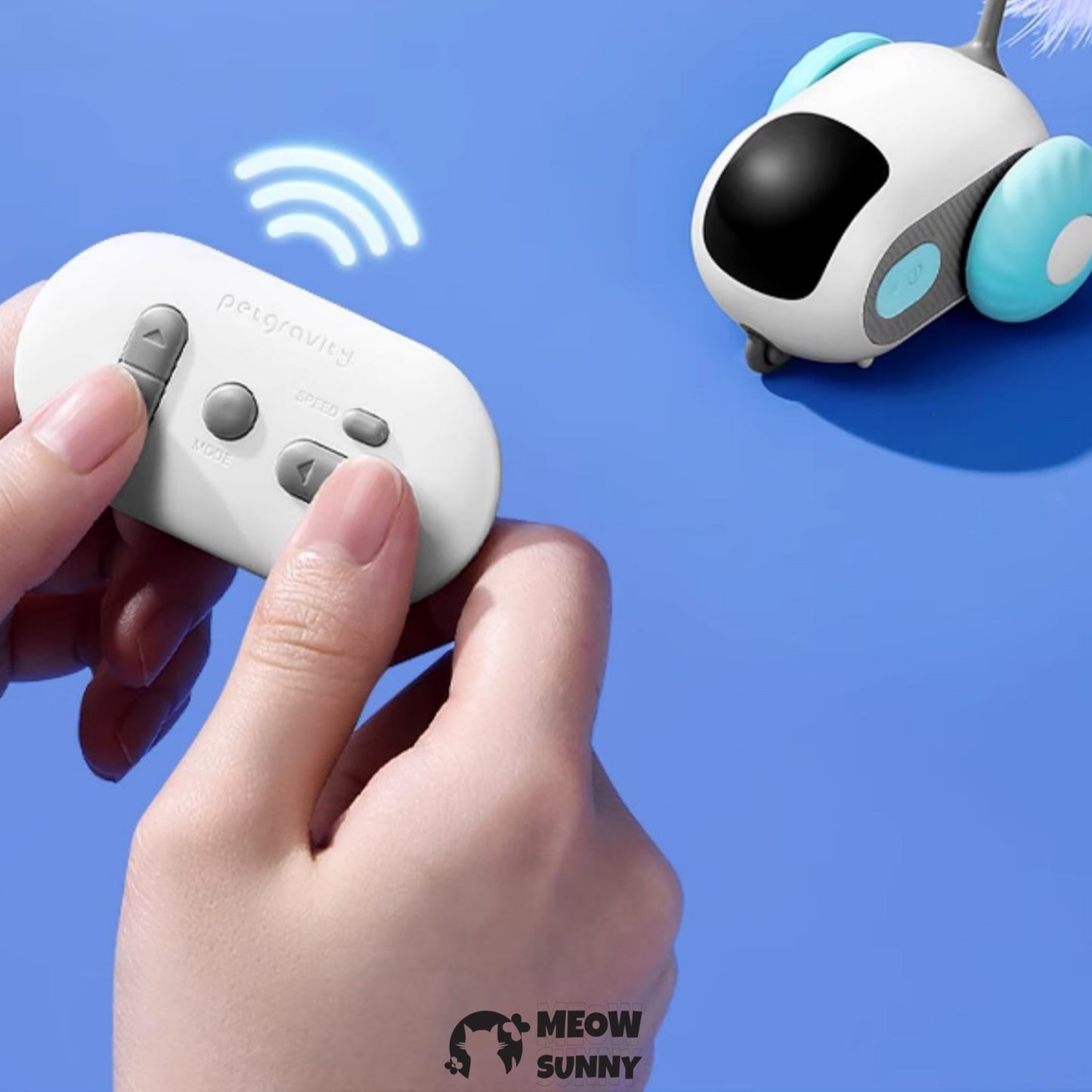 Smart remote control mini car cat toy