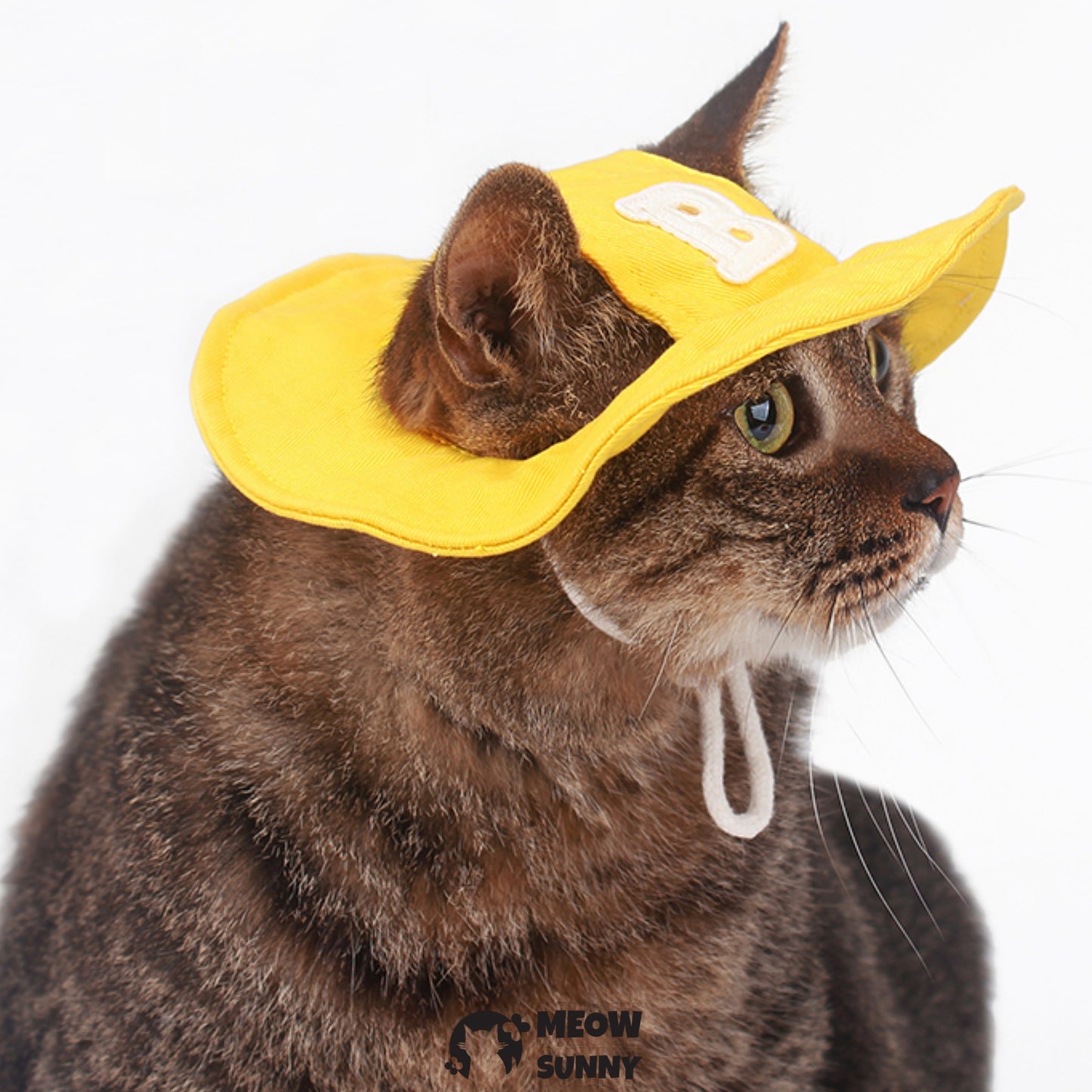 Simple UPF 50+ Alphabet B Cat and Dog Hat