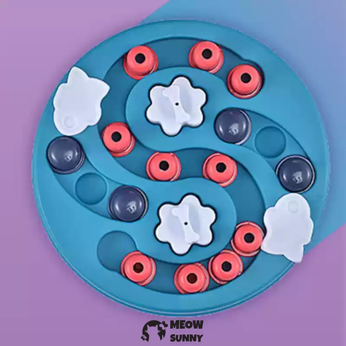 3-in-1 Interactive Puzzle Dog Toy, Level 2