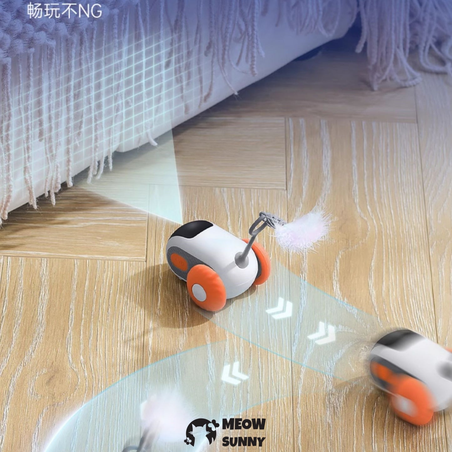 Smart remote control mini car cat toy