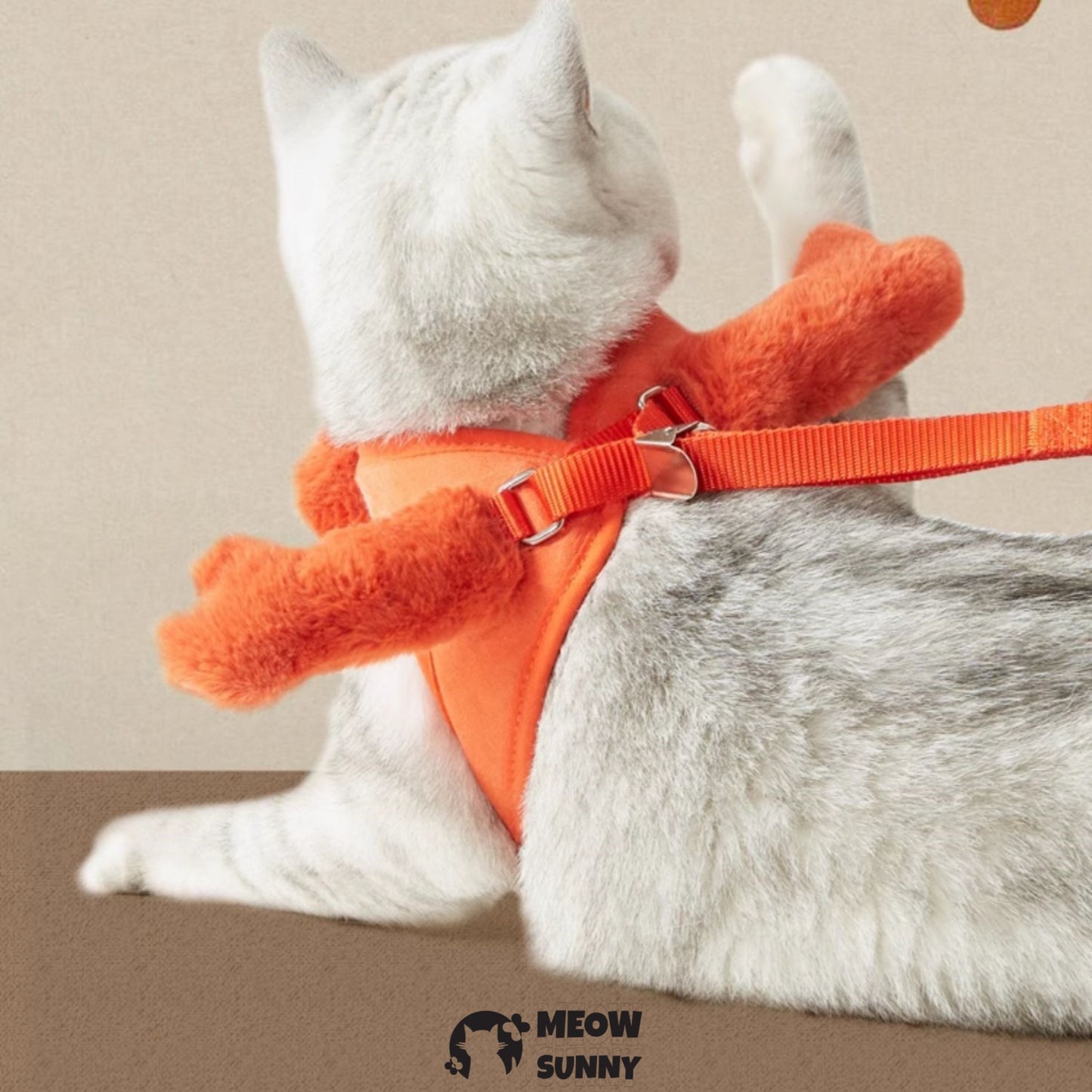 Crab shape Cat&dog Harness/Bungee Leash