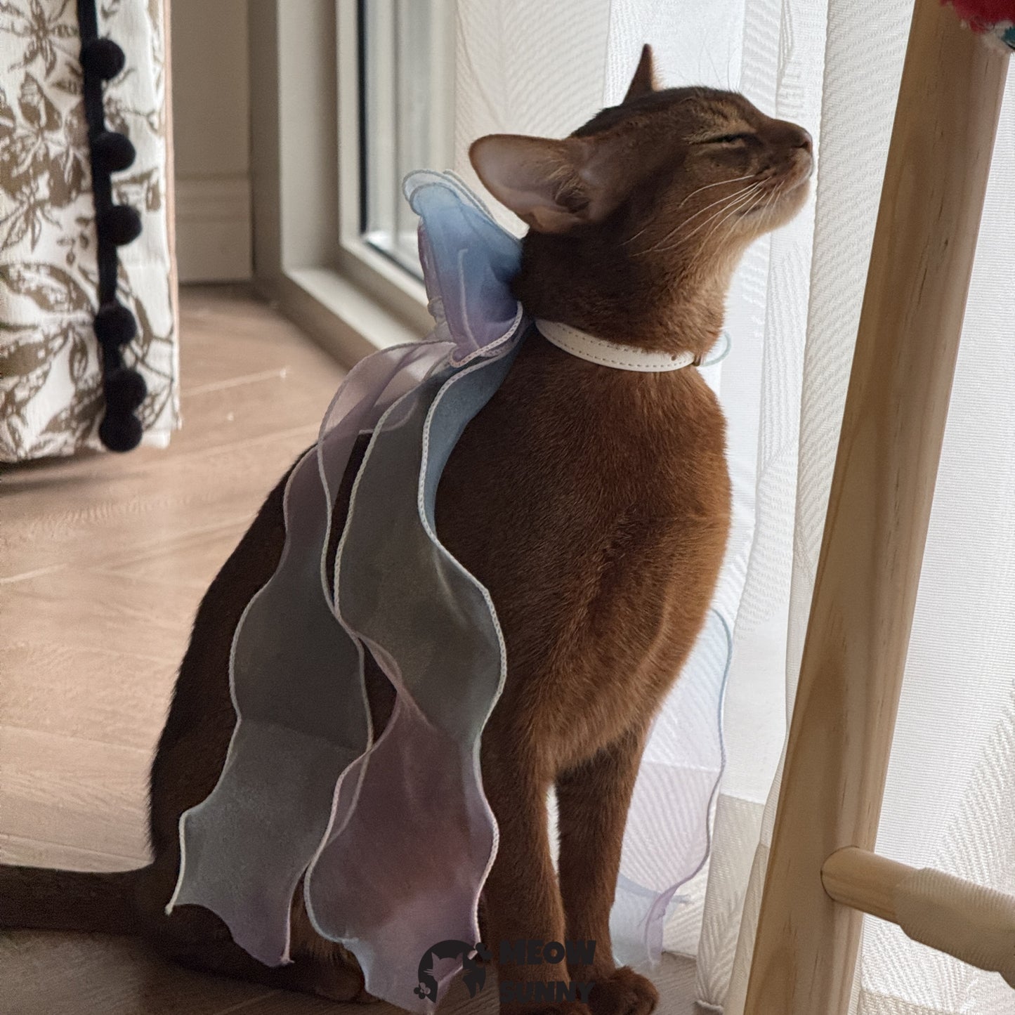 Colorful Bow Tie Cat & Dog Party Collar
