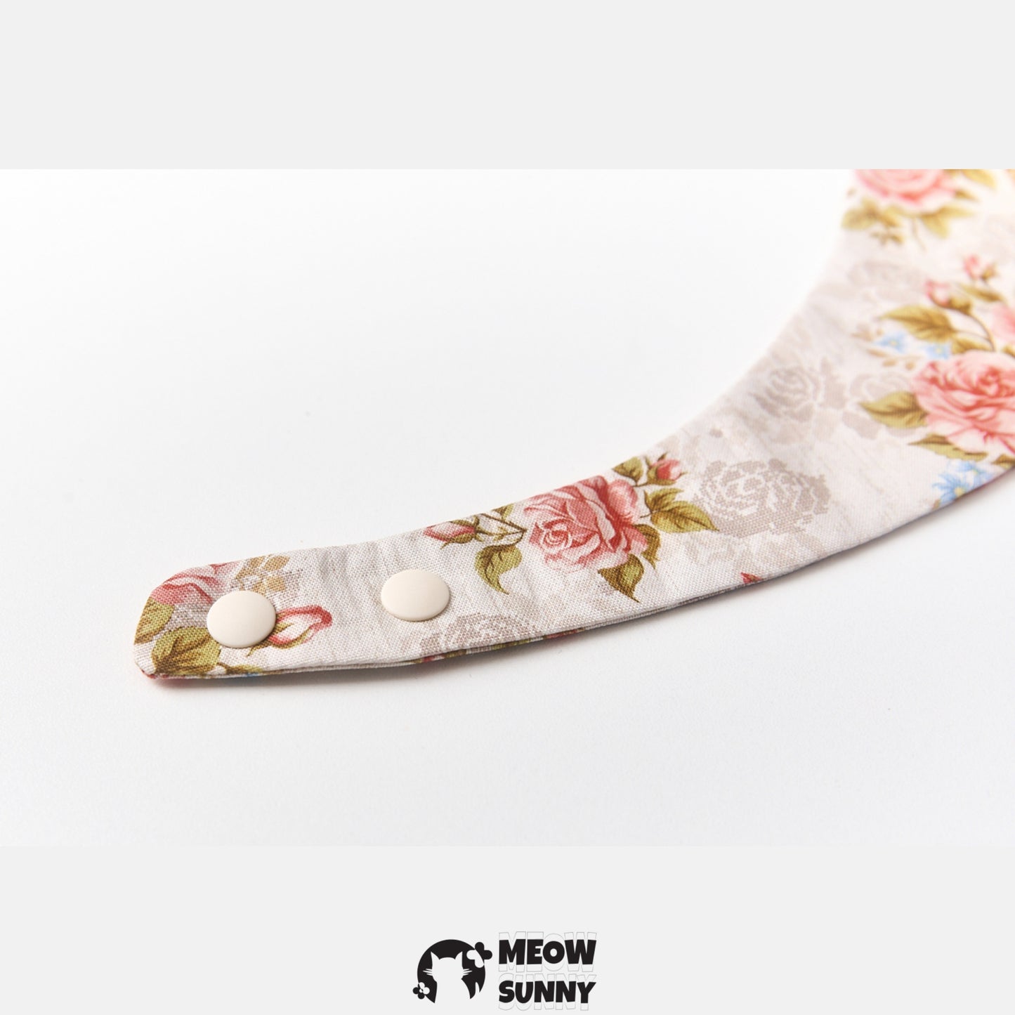 Rose Pet Cat & Dog Triangle Scarf, Customizable