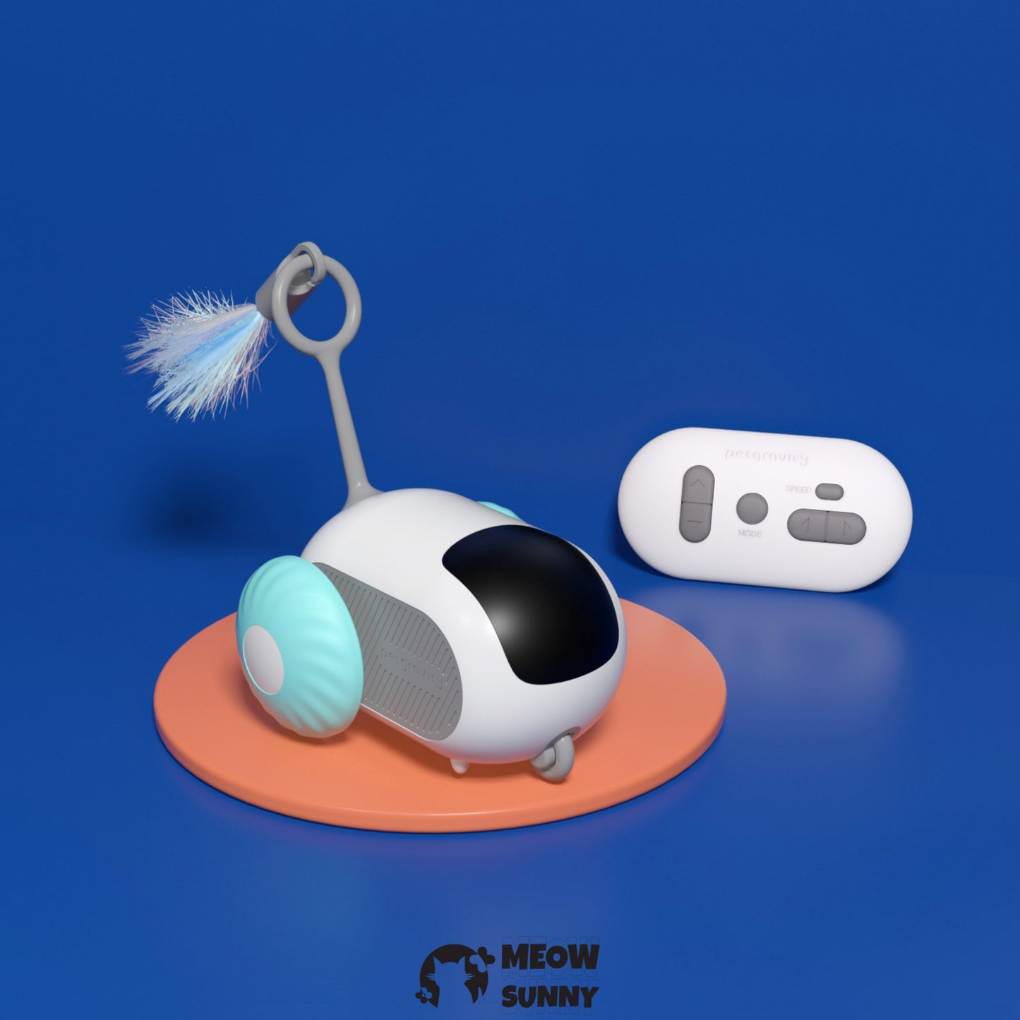 Smart remote control mini car cat toy