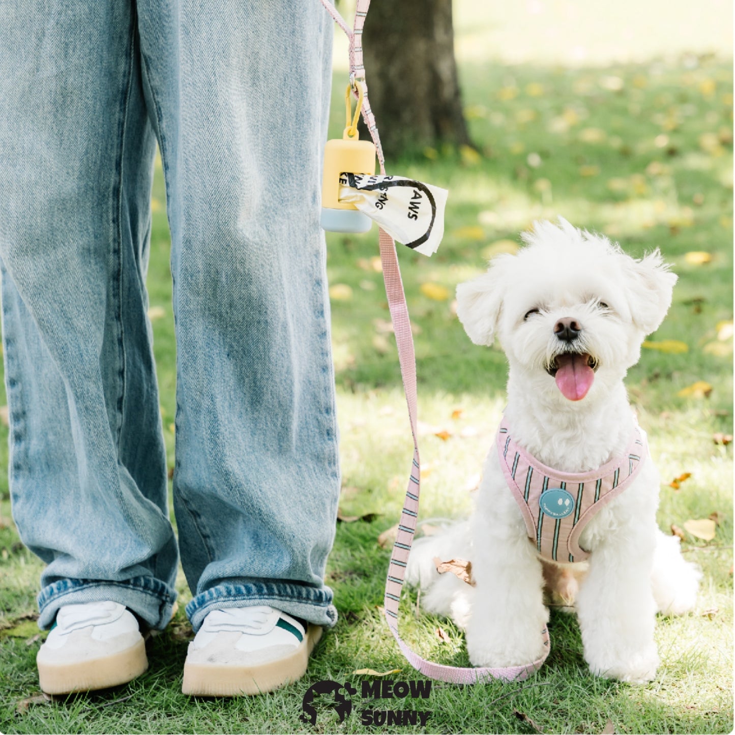 Poop Bags Holder with Portable Colorful Lanyard