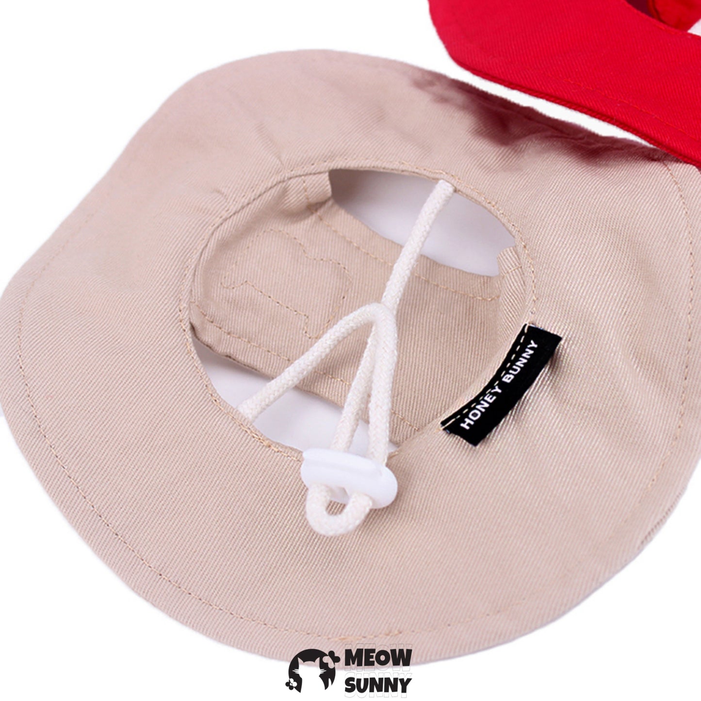 Simple UPF 50+ Alphabet B Cat and Dog Hat