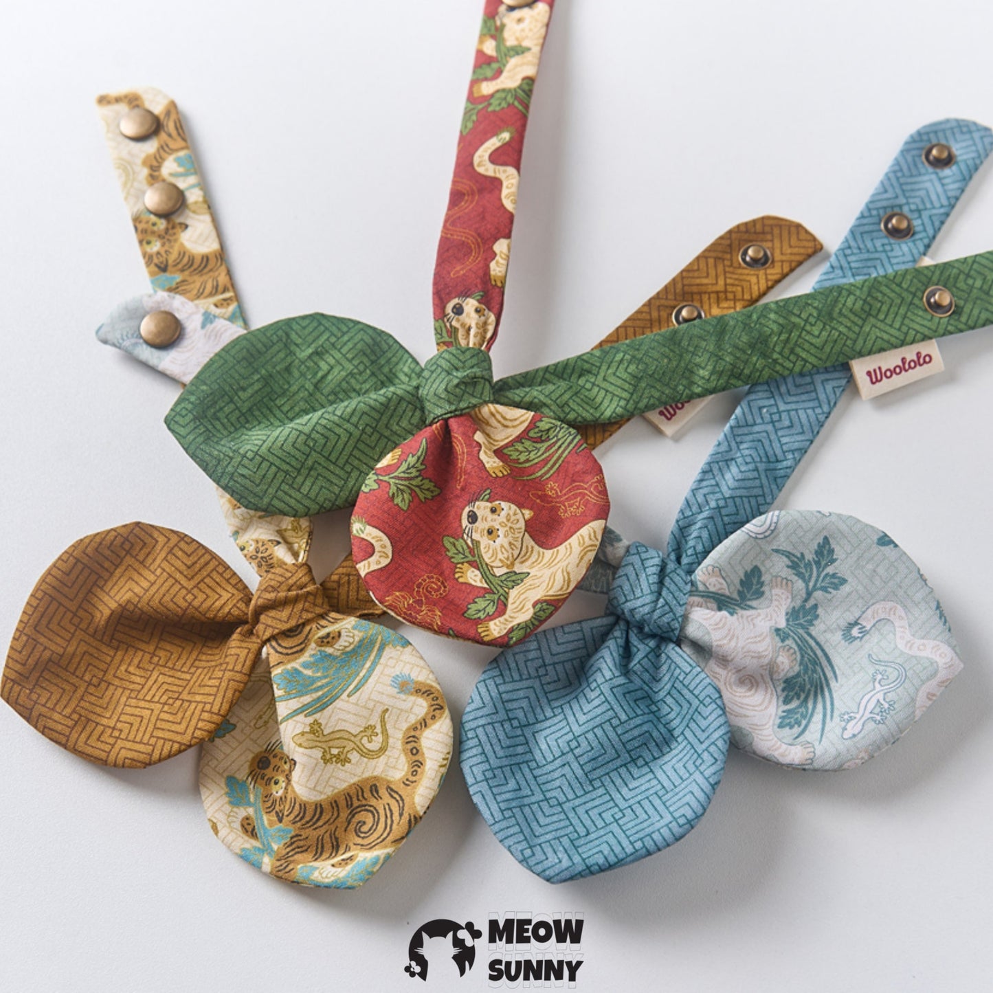 Cute Bowknot Cat & Dog Collar ,Lengthened Customization