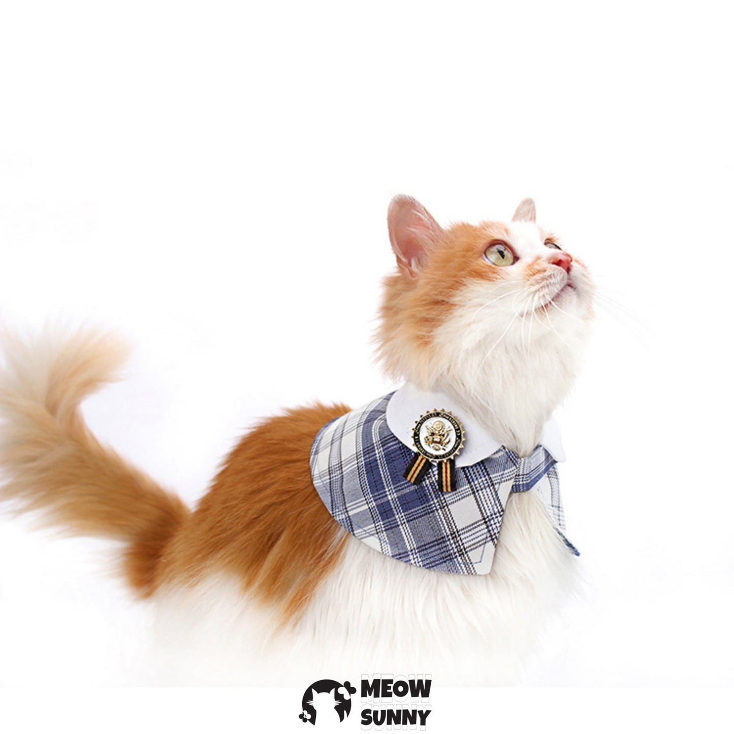 Elegant Dog & Cat Cape Plaid Holiday Pajama