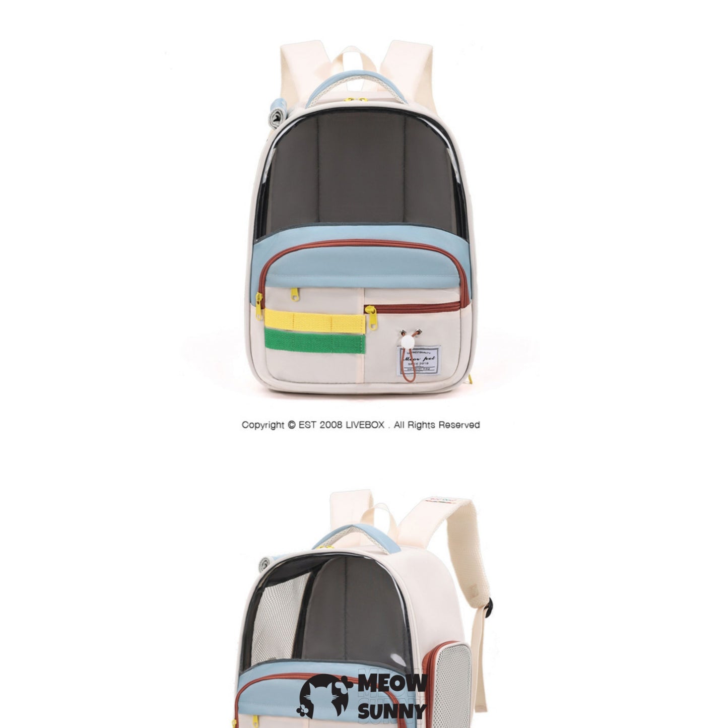Fashion Deluxe Backpack Dog & Cat Carrier