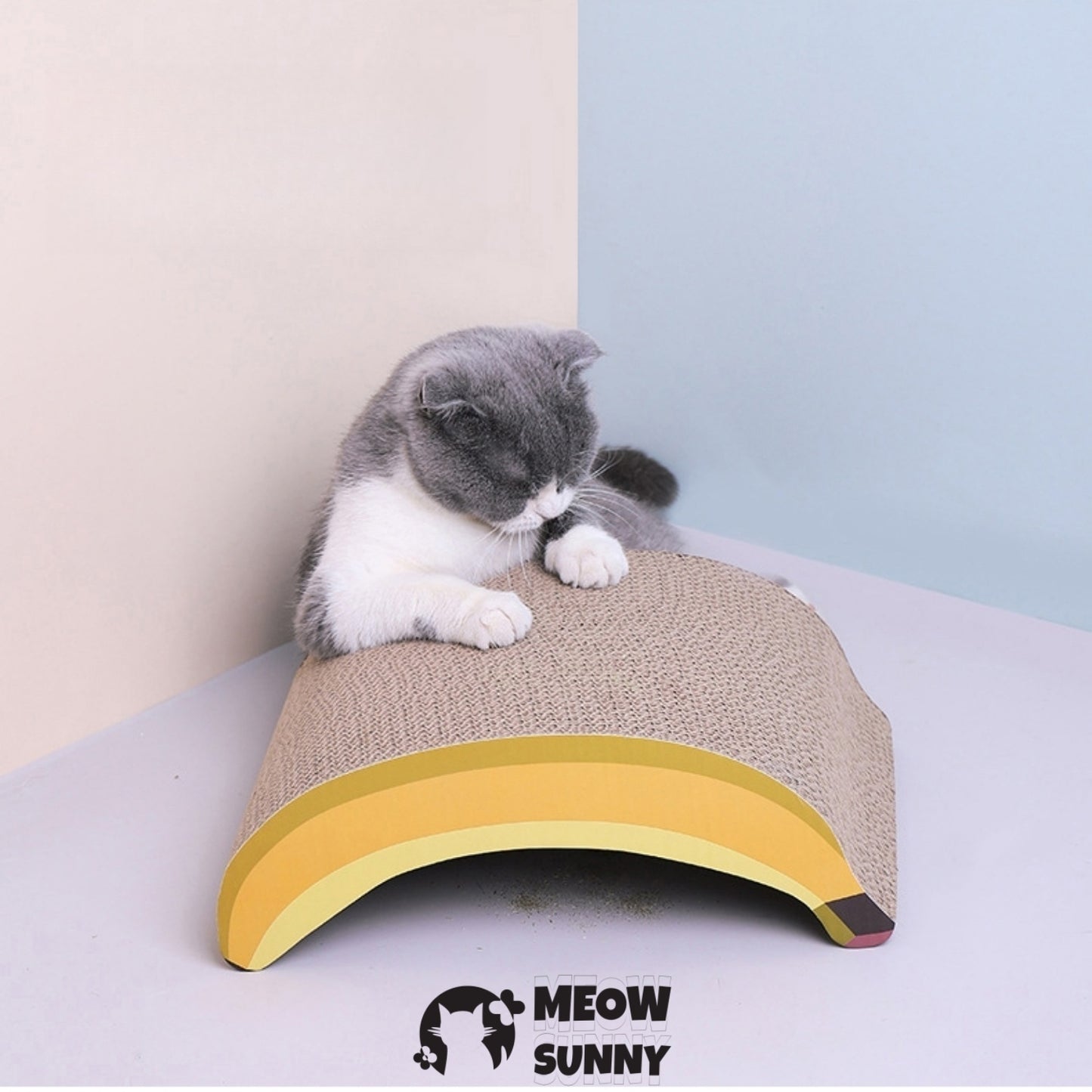 Banana Shaped Scratching Pad Cat Toy