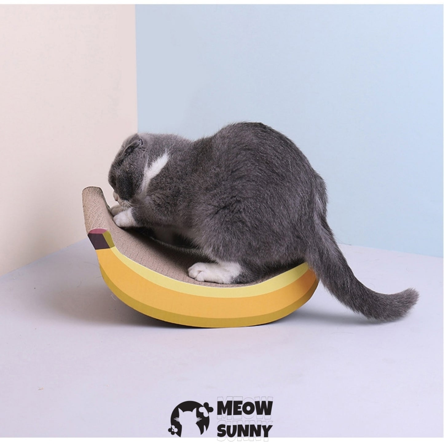 Banana Shaped Scratching Pad Cat Toy