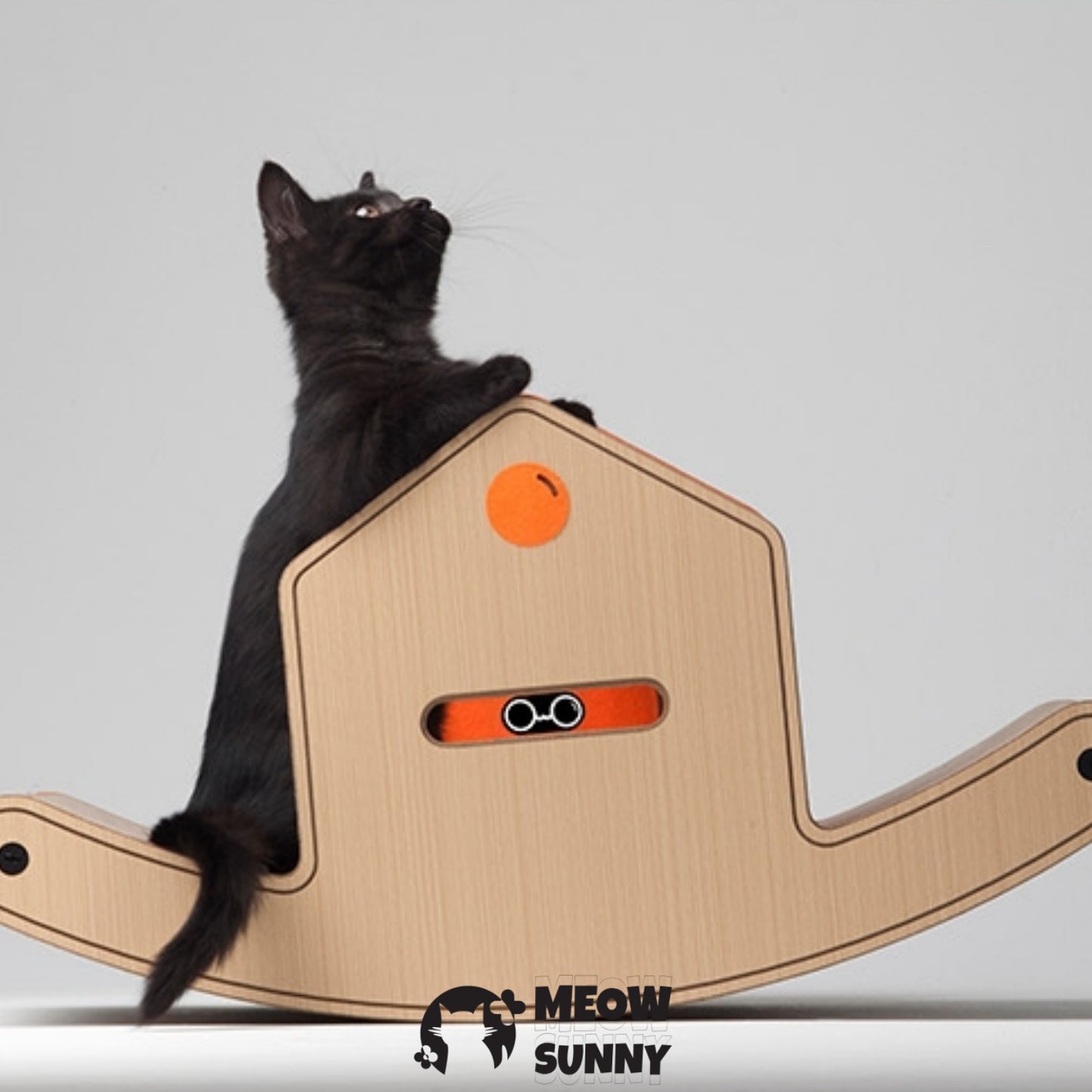Cat Movable Hiding House Cat Scratching Board,Medium