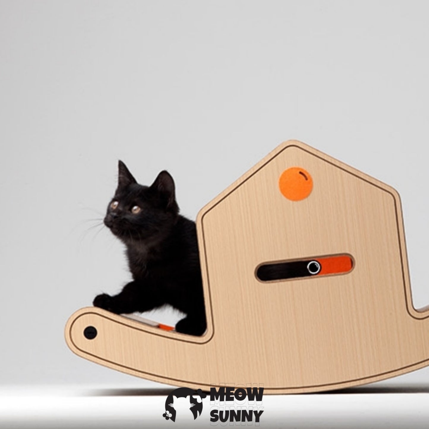 Cat Movable Hiding House Cat Scratching Board,Medium