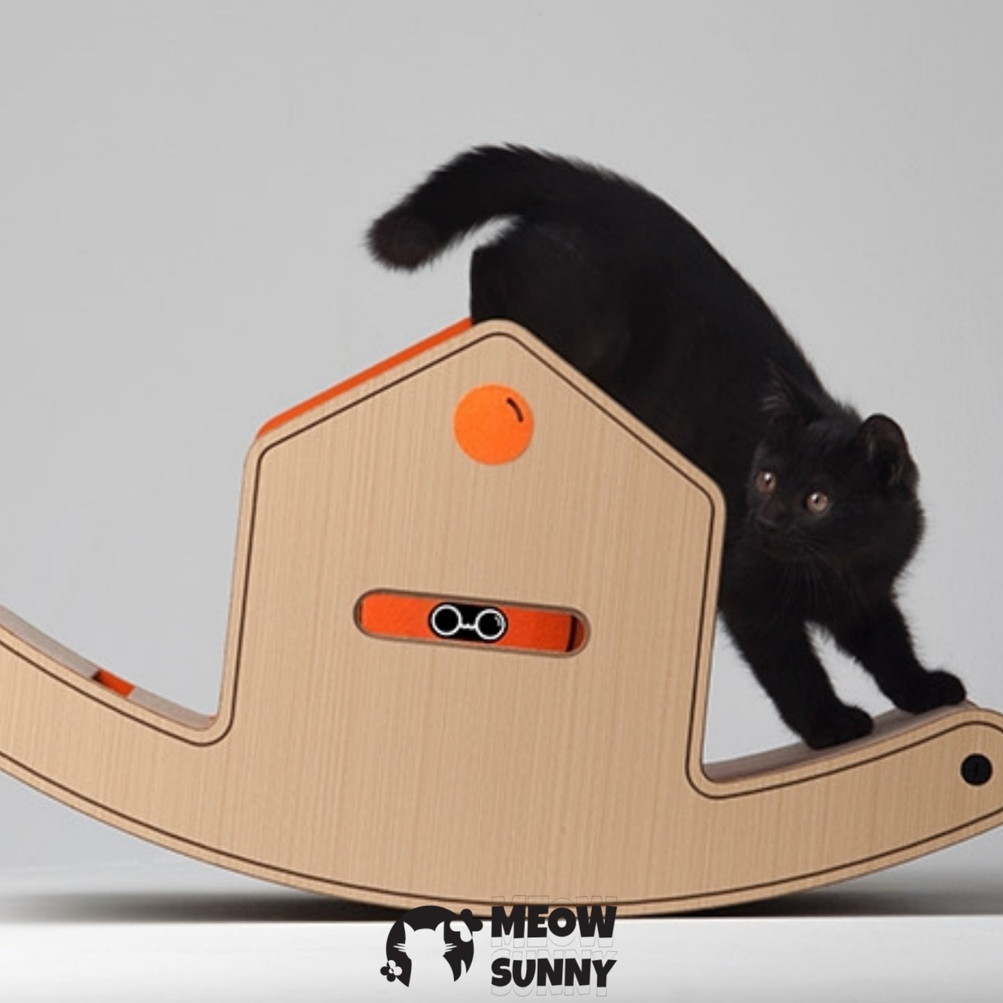 Cat Movable Hiding House Cat Scratching Board,Medium