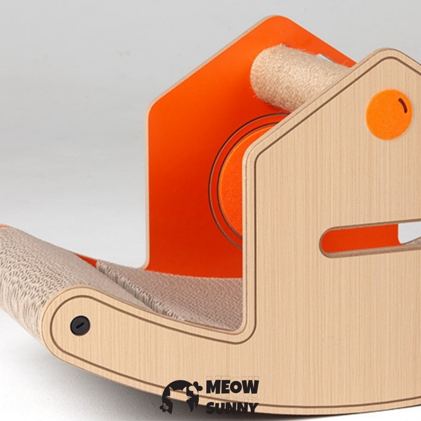 Cat Movable Hiding House Cat Scratching Board,Medium