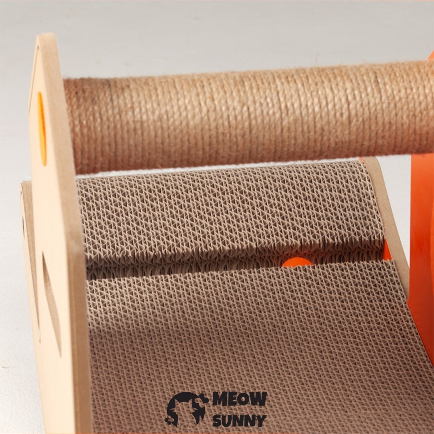 Cat Movable Hiding House Cat Scratching Board,Medium