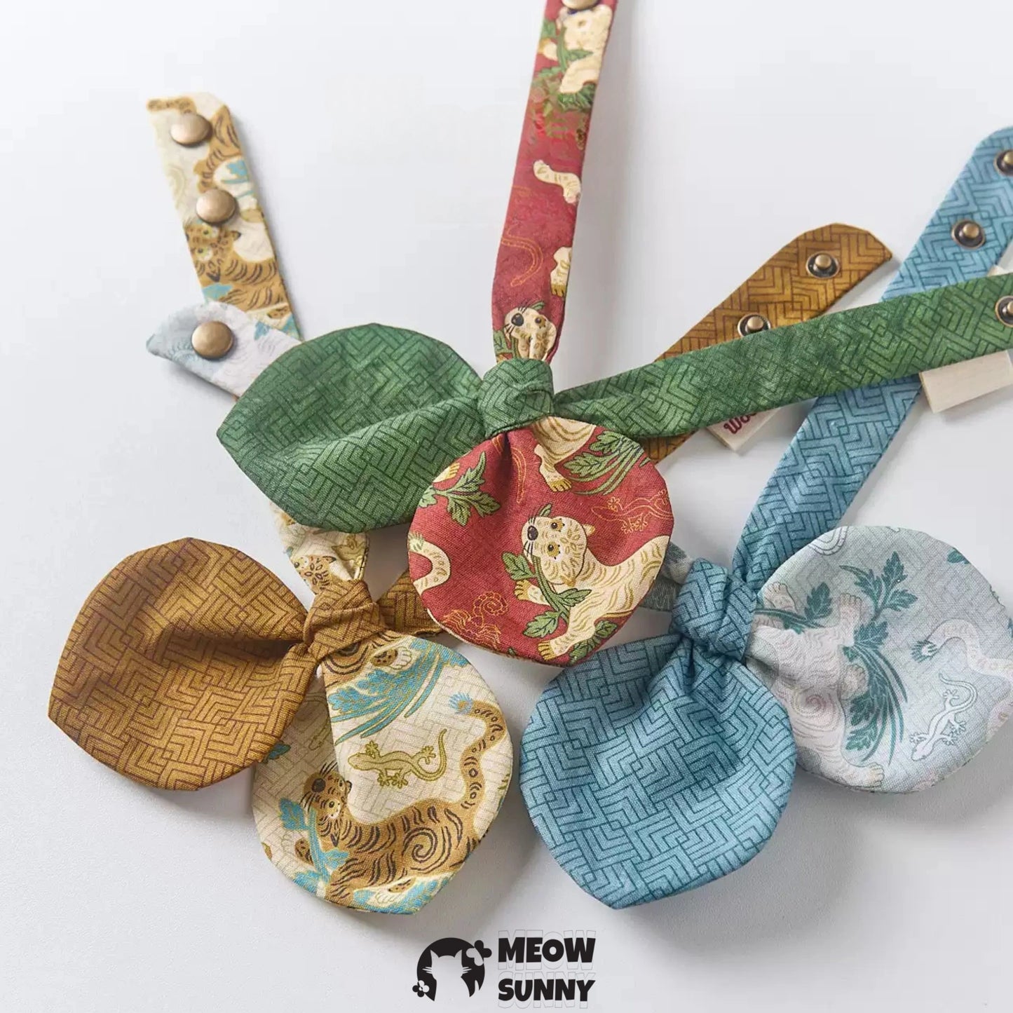 Cute Bowknot Cat & Dog Collar ,Lengthened Customization