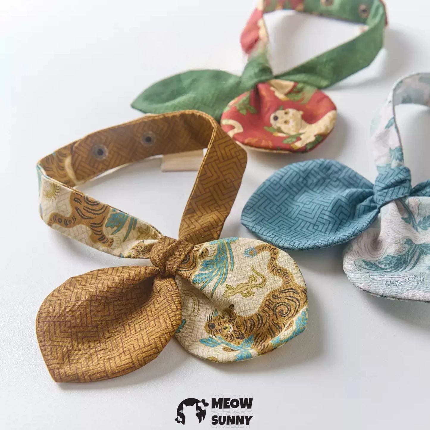 Cute Bowknot Cat & Dog Collar ,Lengthened Customization