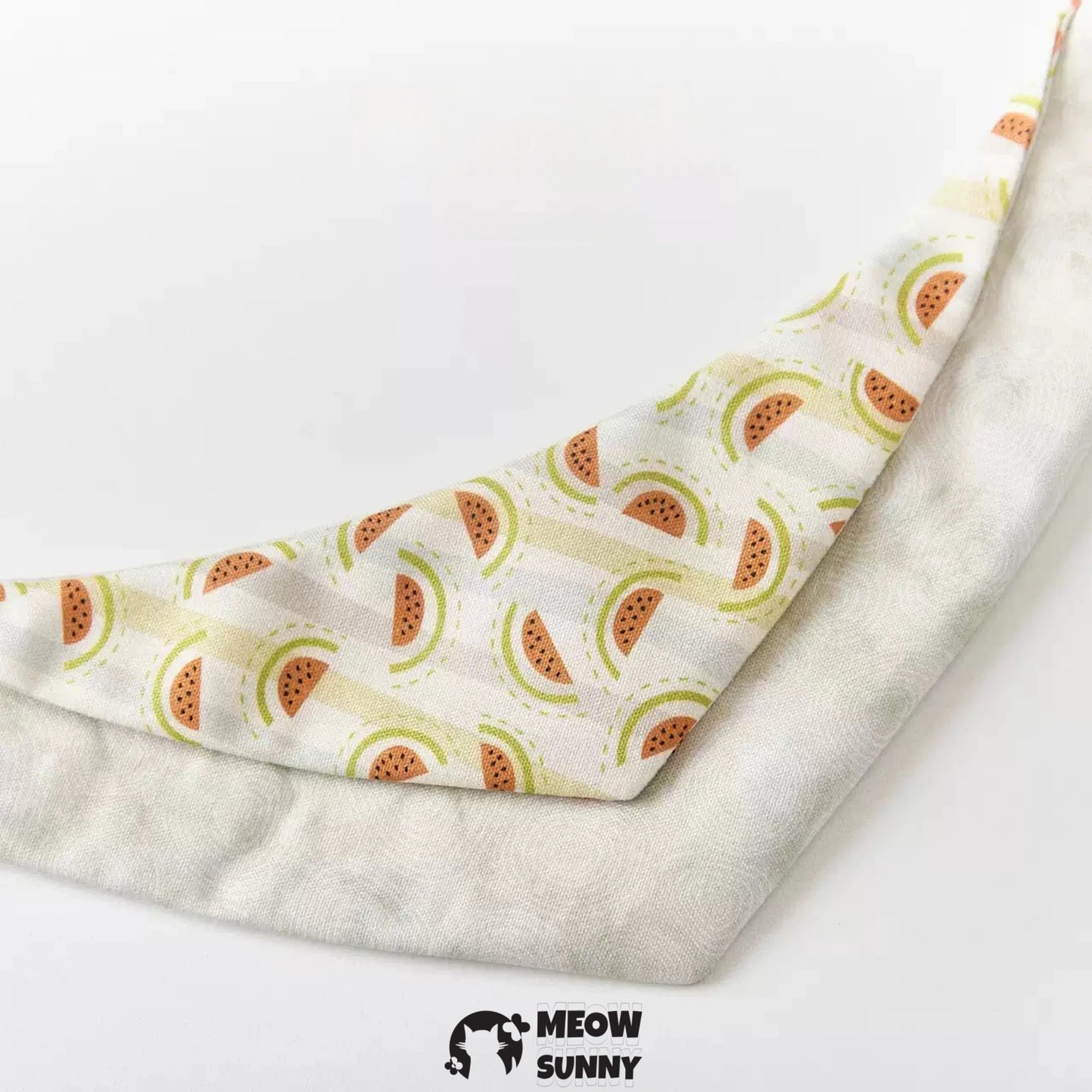 Fresh Summer Watermelon Pattern Cat & Dog Triangular Bibs
