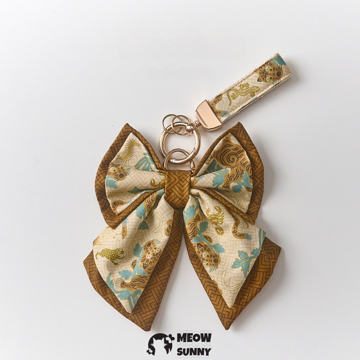 Vintage Bow jacquard cat or dog bib, Lengthened Customization