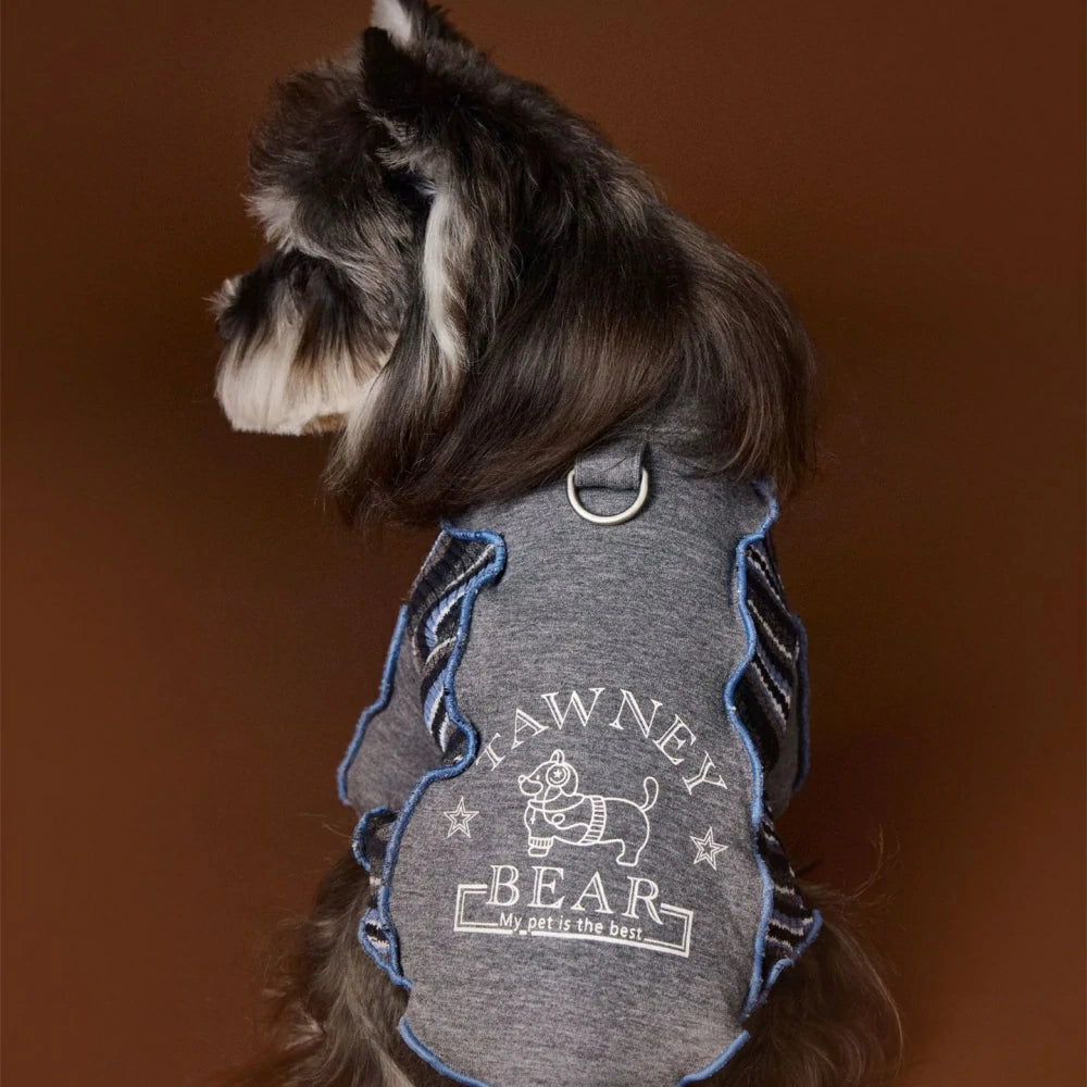 Autumn Pet Clothes Puppy Patchwork Sweatshirt