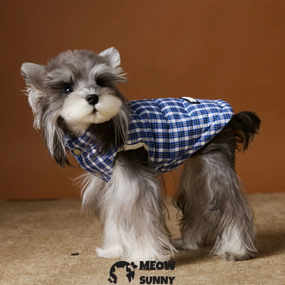 Autumn and winter dog down jacket vest