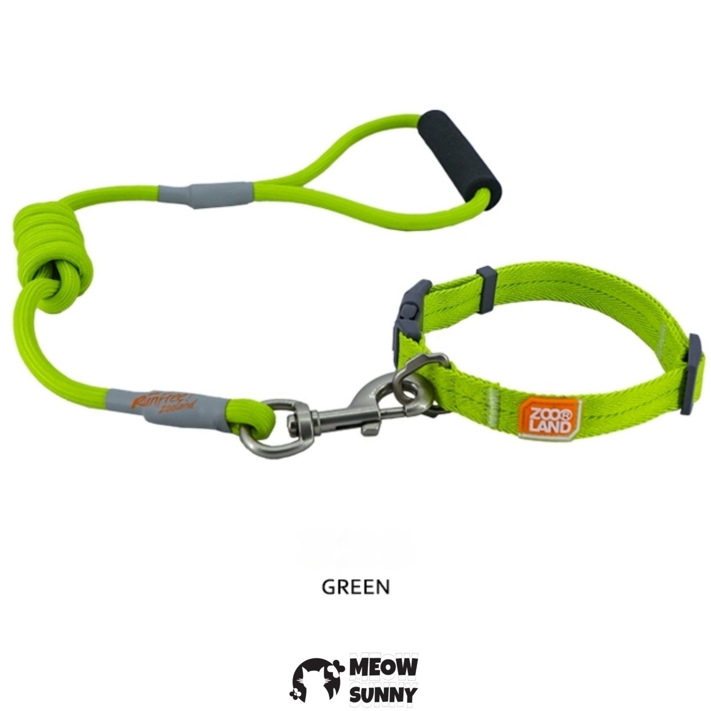 Traction Rope & Collar Set Dog Leash Dog Walking Rope Collar