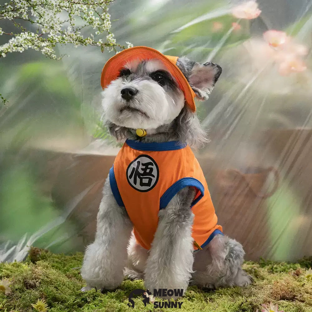 Cartoon pattern summer thin dog comfortable fashion T-shirt