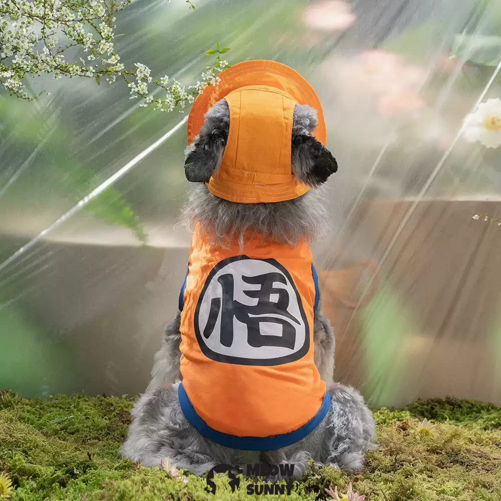 Cartoon pattern summer thin dog comfortable fashion T-shirt
