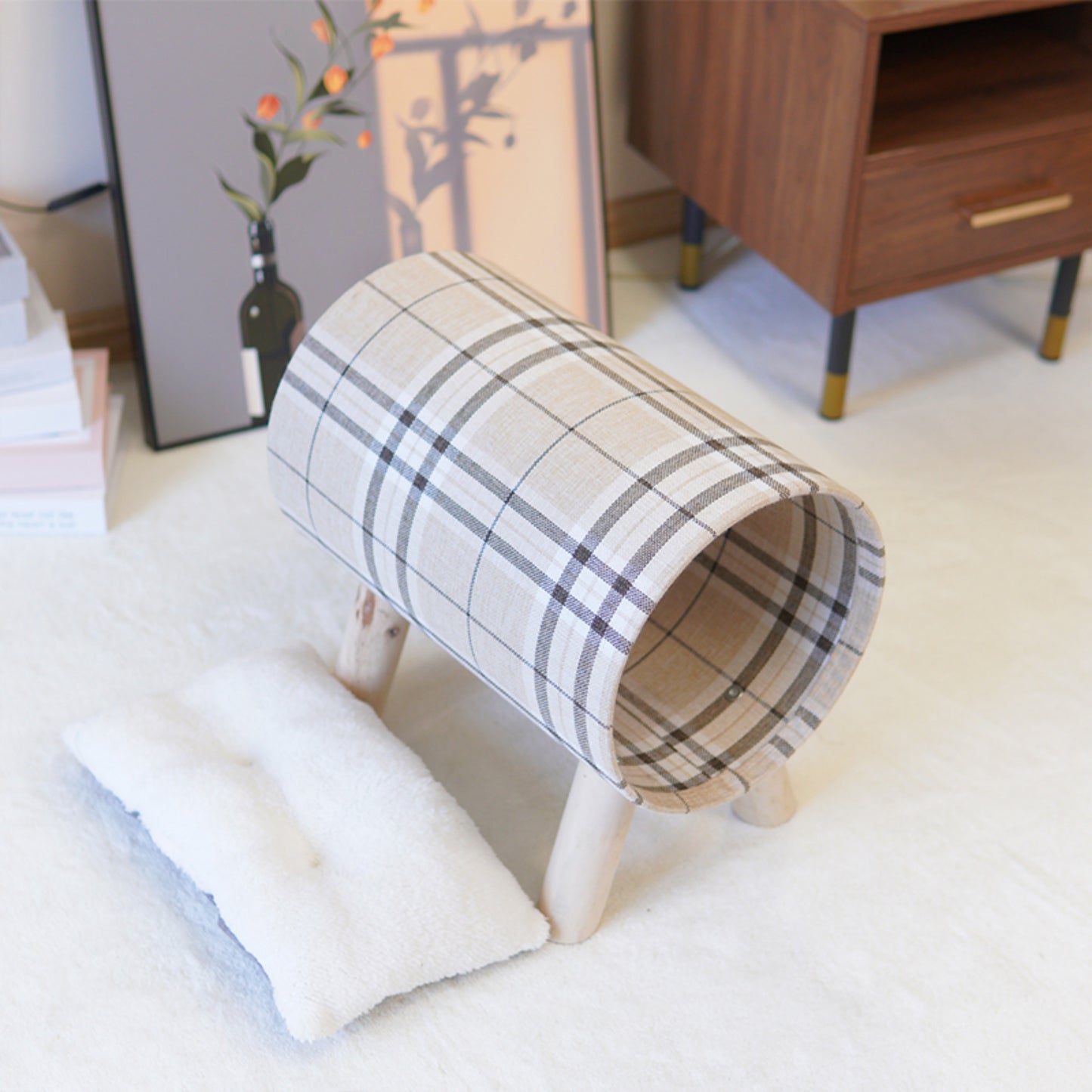 Cat Tunnel with Cat Bed