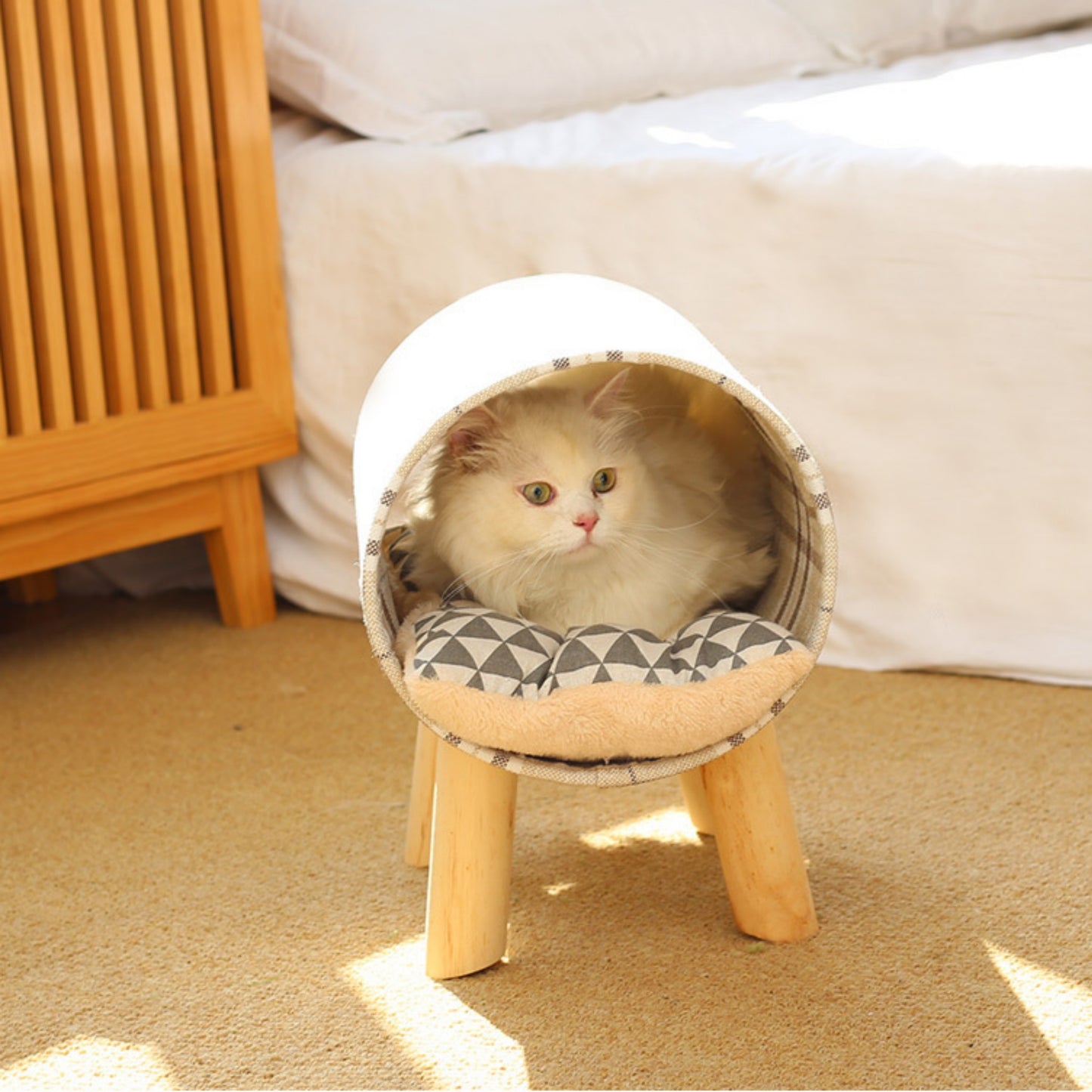 Cat Tunnel with Cat Bed