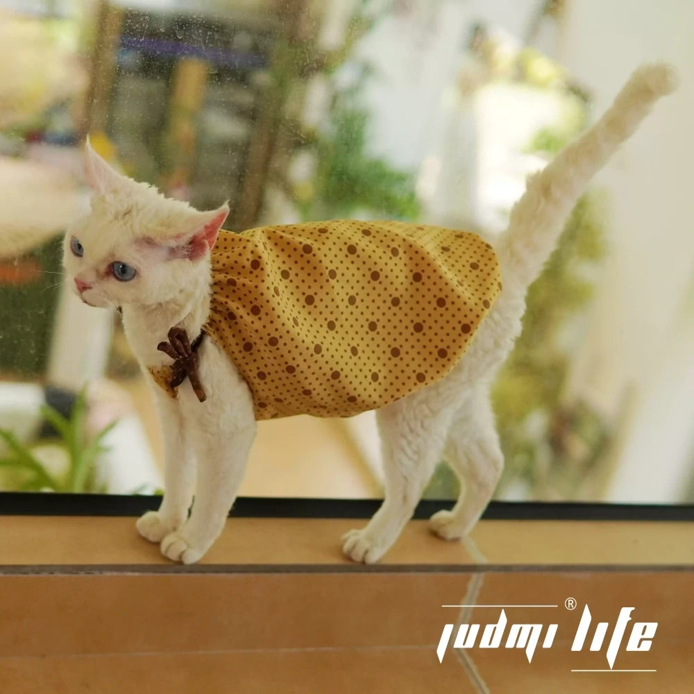 Cat summer pure cotton breathable and comfortable princess striped vest