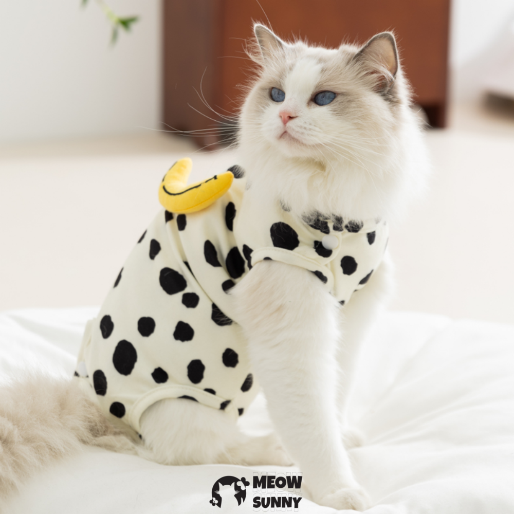 Cow Print Dog Pajamas – Lightweight, Cozy Four-Legged Outfit