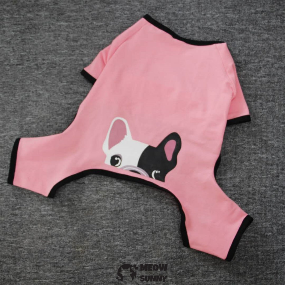 Cozy Pet Jammies Breathable Colorful Jumpsuit for Small Dogs