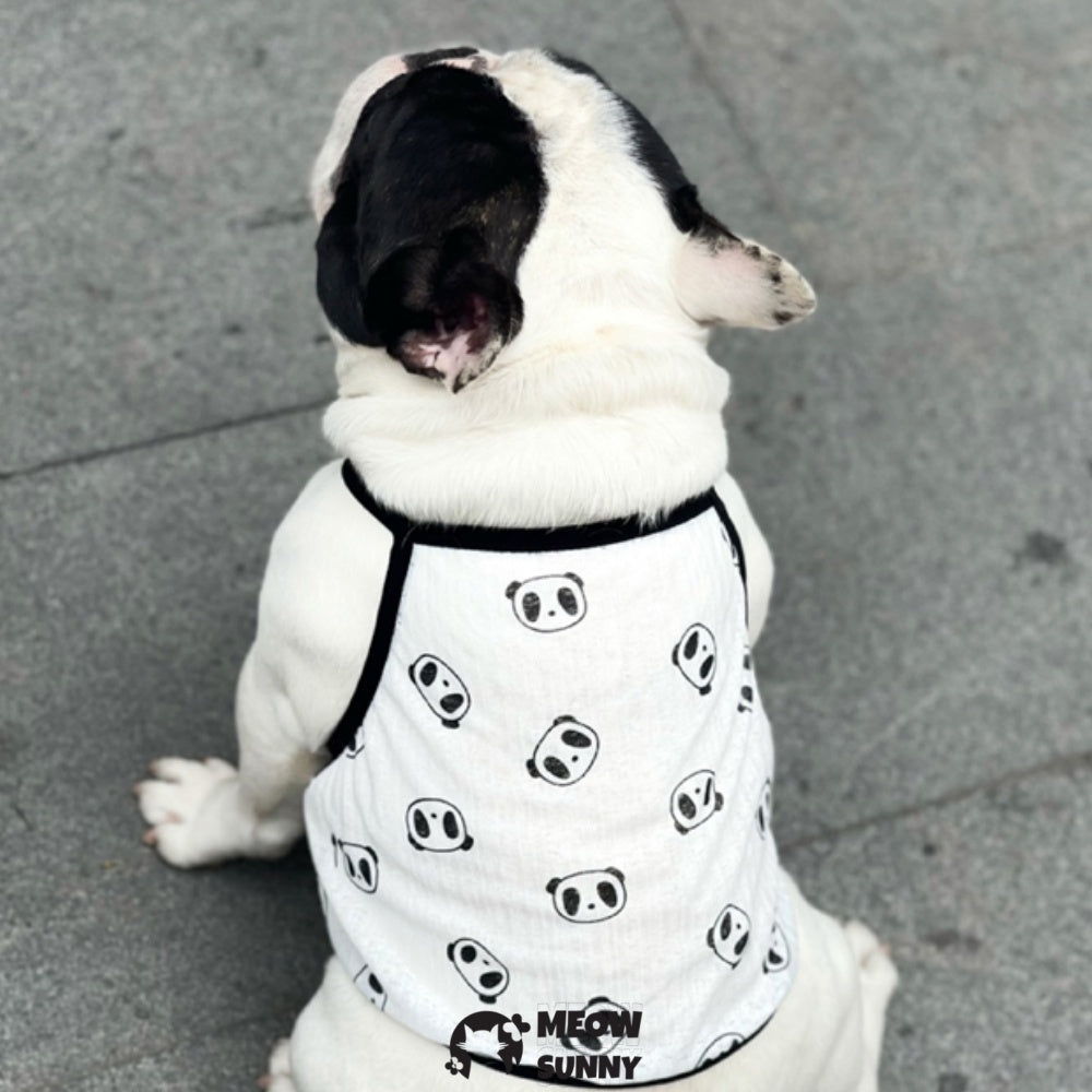 Cozy Pet Jammies Breathable panda pattern Jumpsuit for Small Dogs