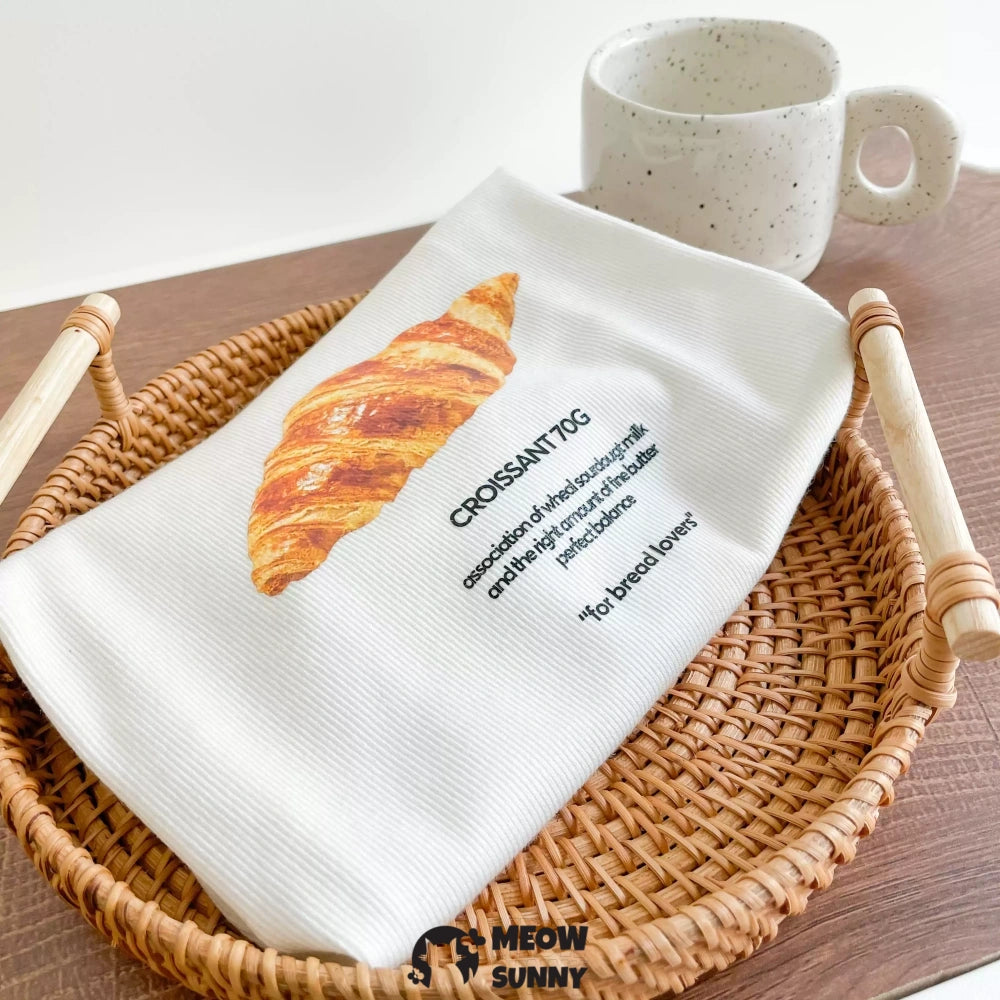 Croissant Sphynx Cat Clothes, Breathable Hairless Cat Shirts