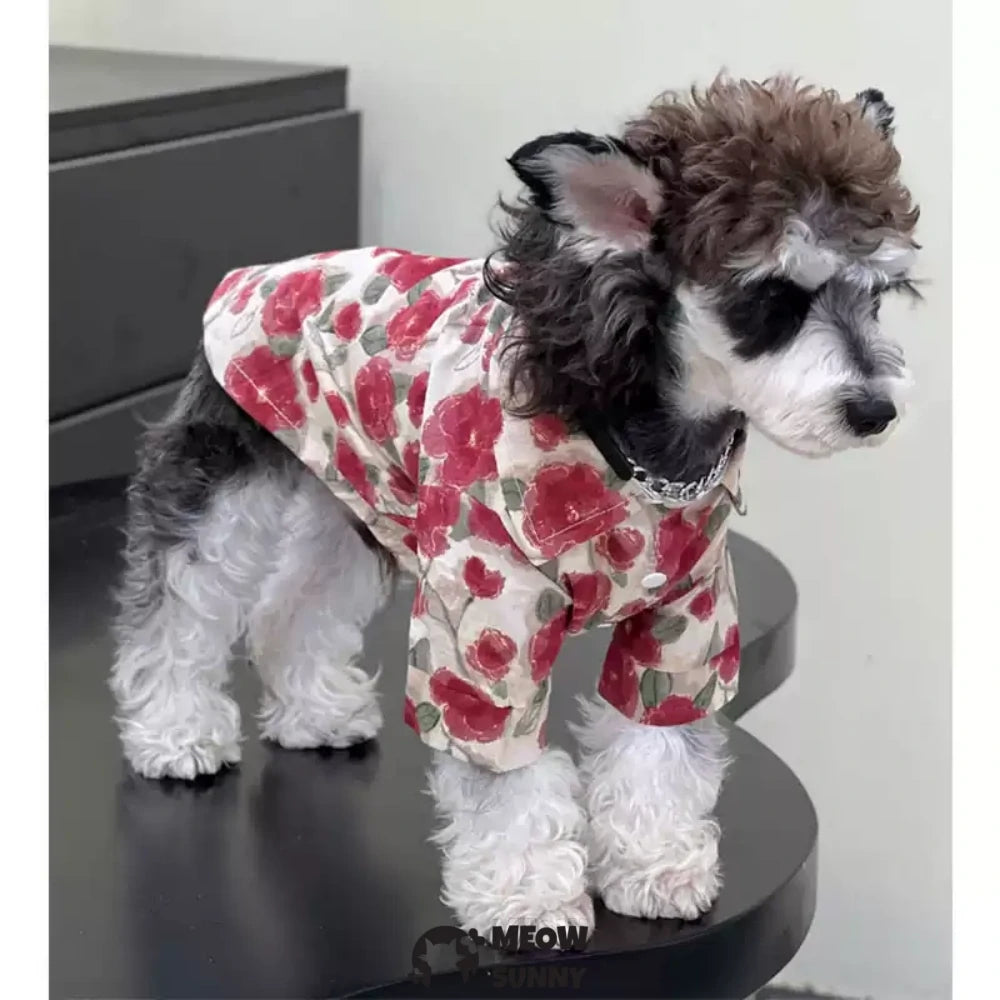 Dog Clothes Korean Style Vacation Style Summer Shirt