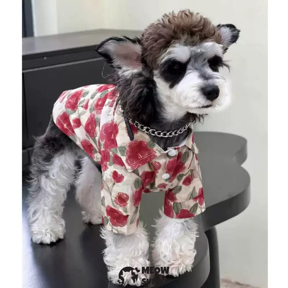 Dog Clothes Korean Style Vacation Style Summer Shirt