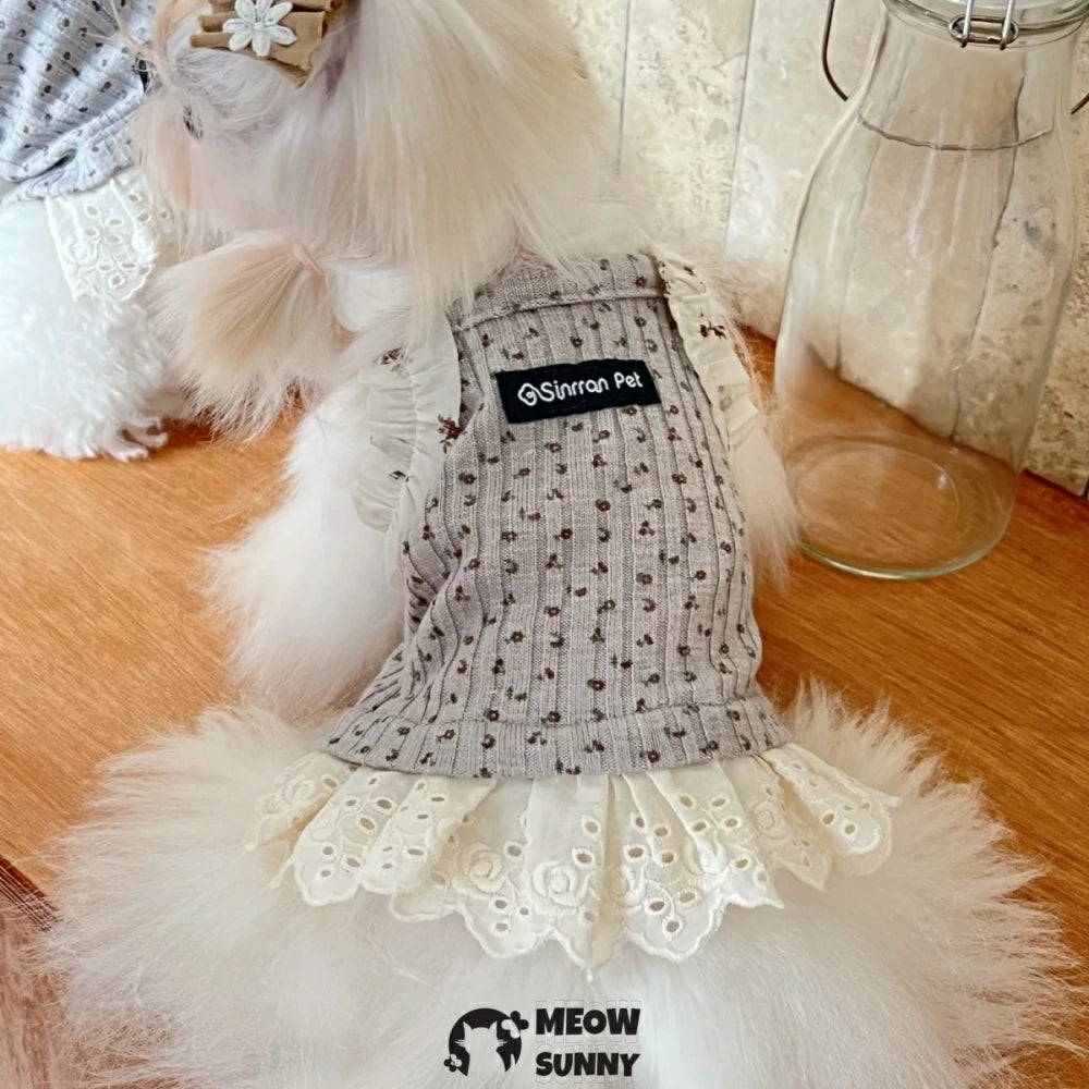 Dog Clothes Small and Medium Dog Knitted Warm Sweater Maltese Bichon Vest